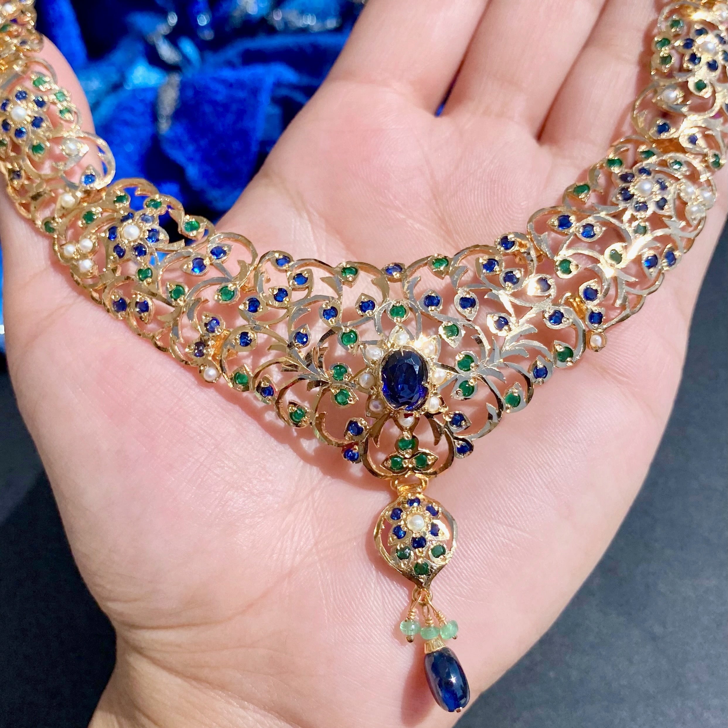 exquisite indian necklace set