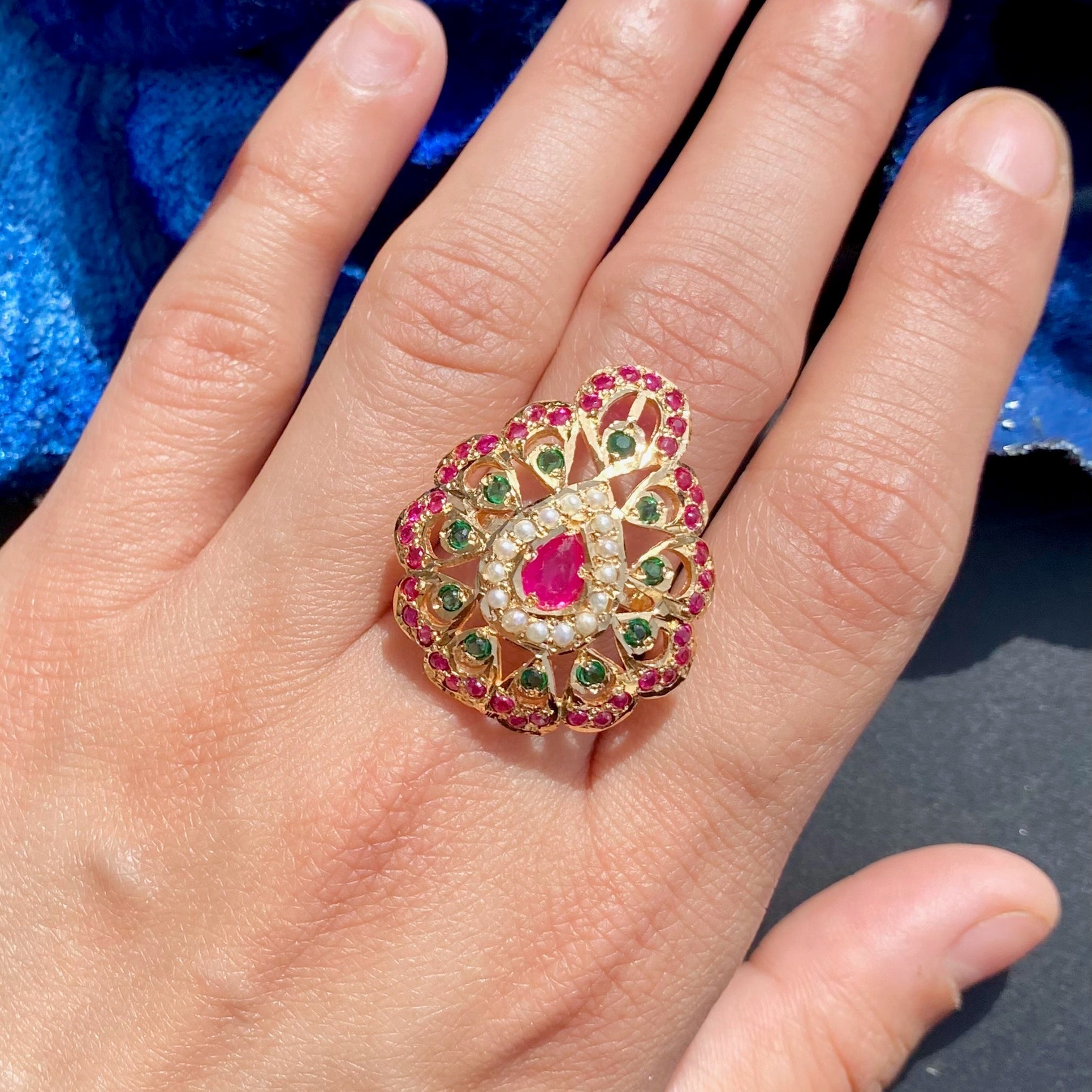 cocktail ring jadau