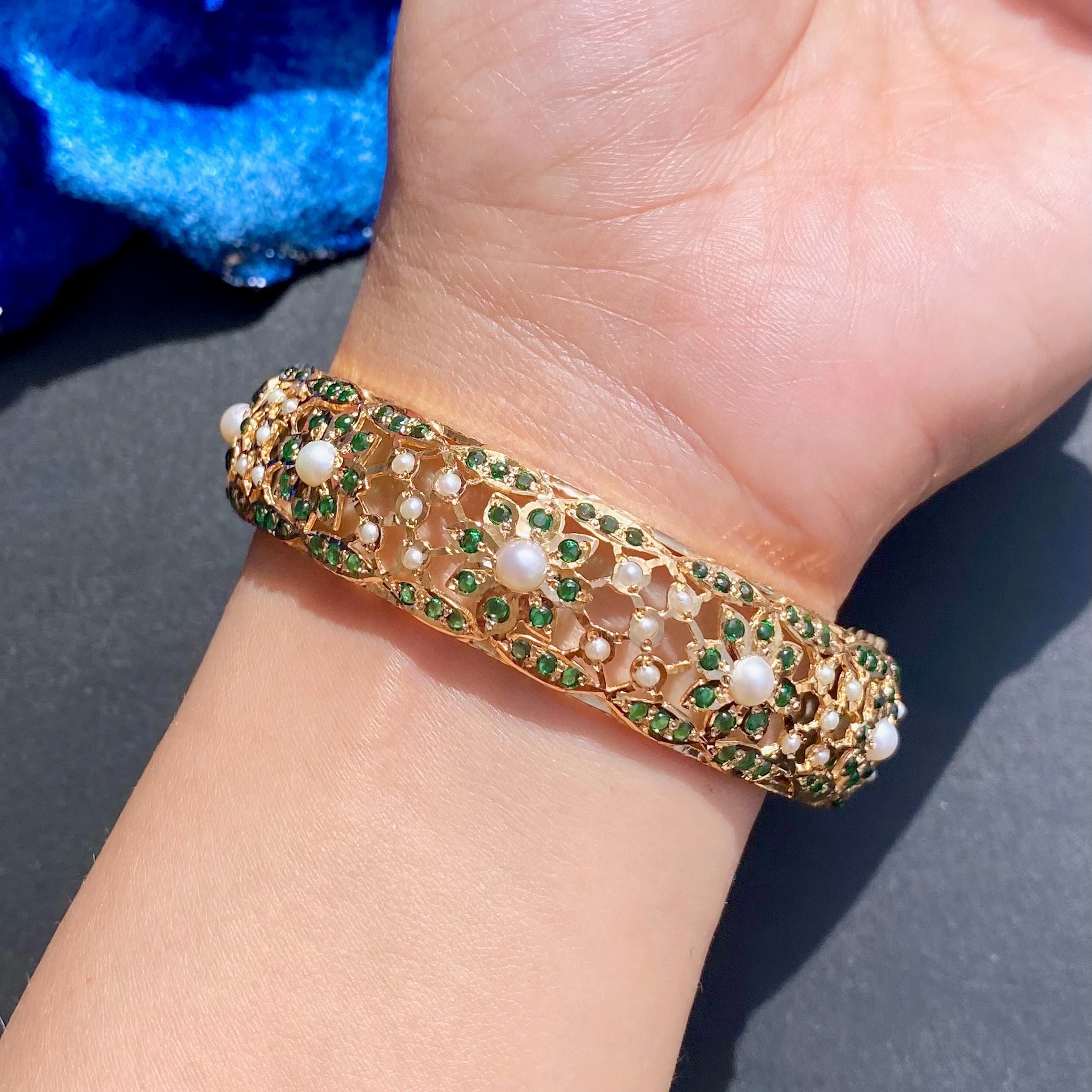 emerald bangle indian