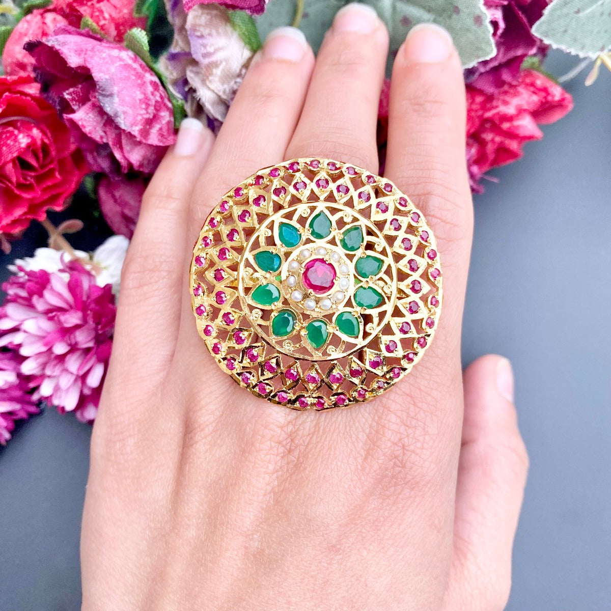 pakistani cocktail ring