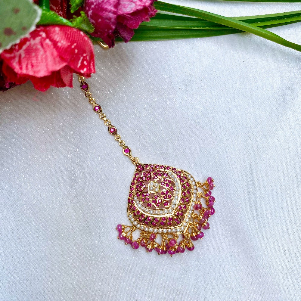 jadau tikka ruby