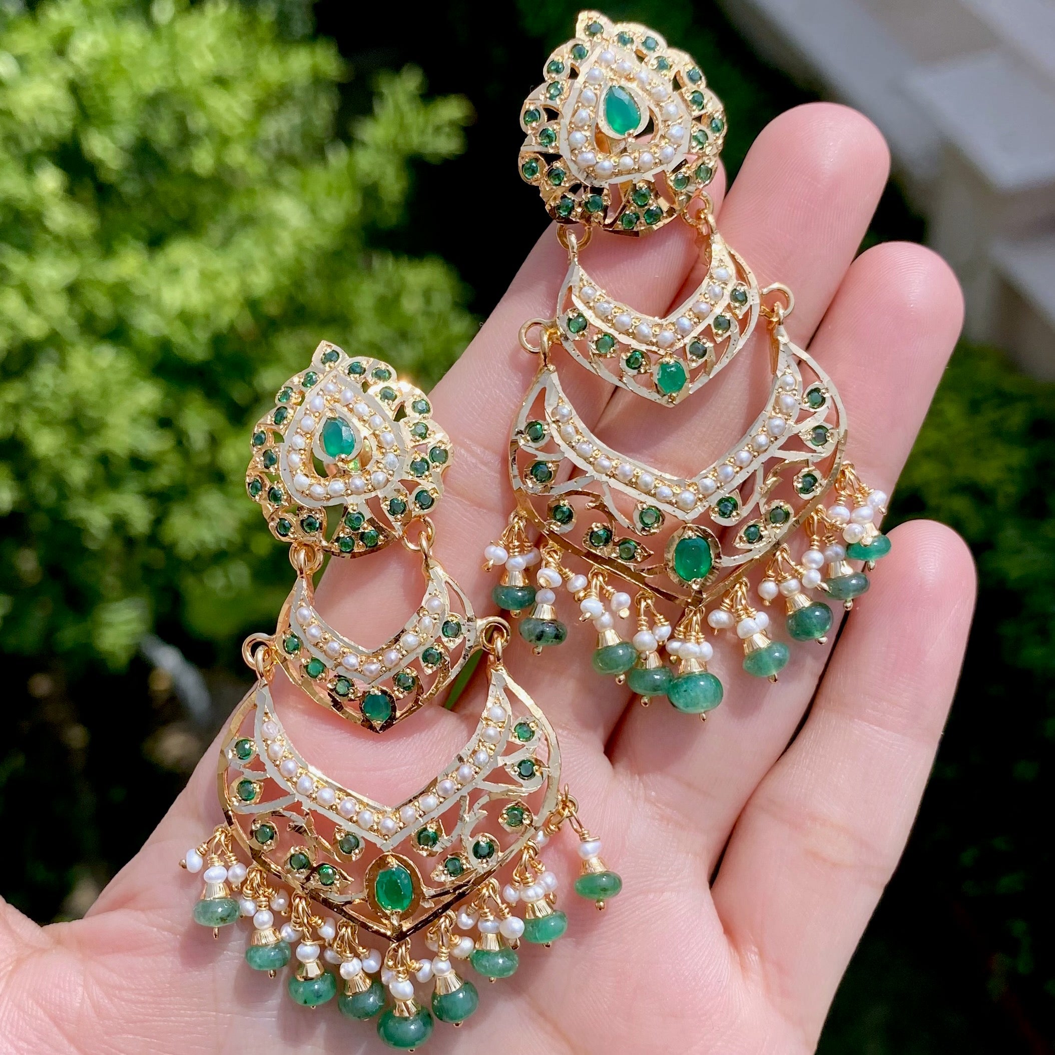 emerald jewellery set indian