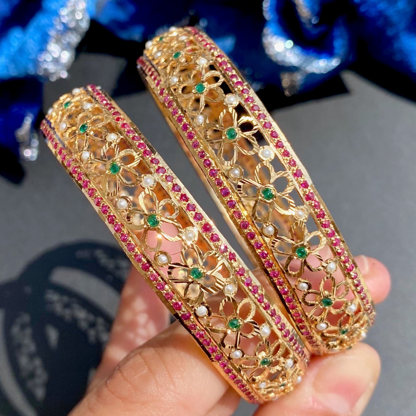 womens bangles contemporary jadau design