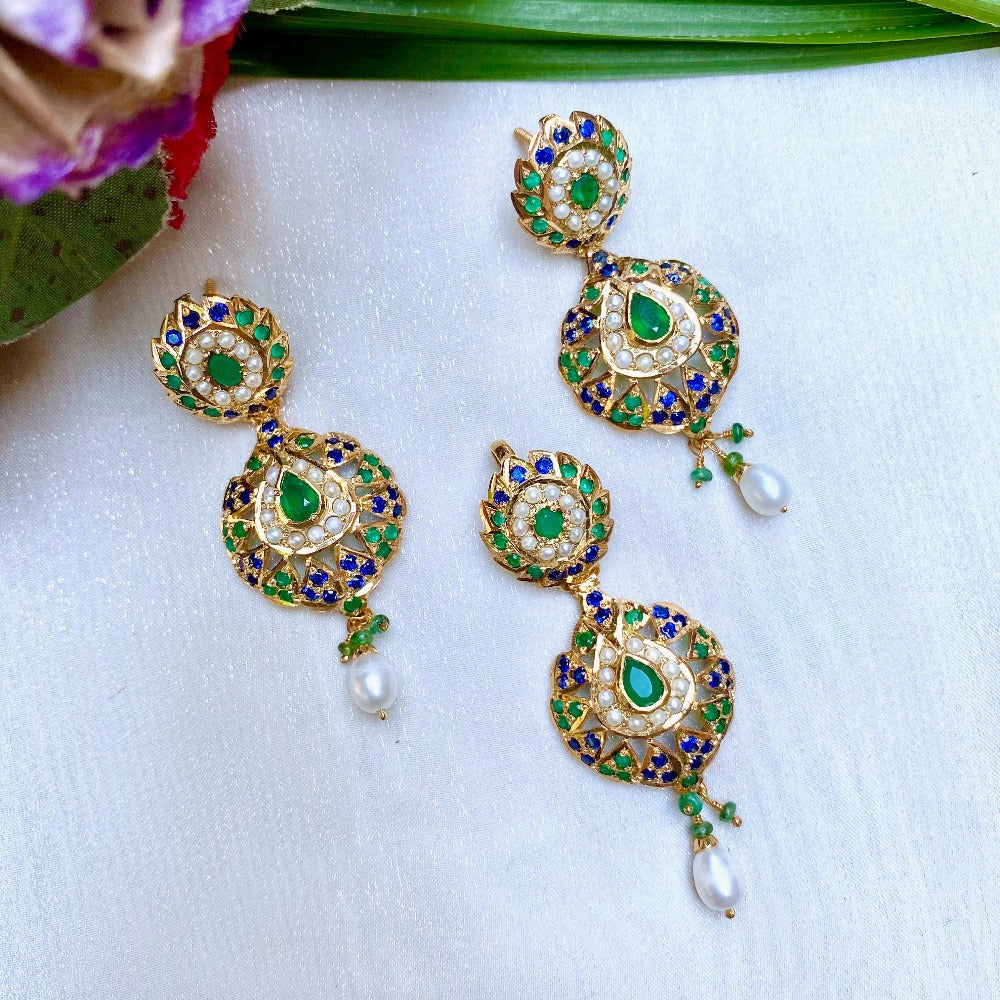 silver gold plated pendant set