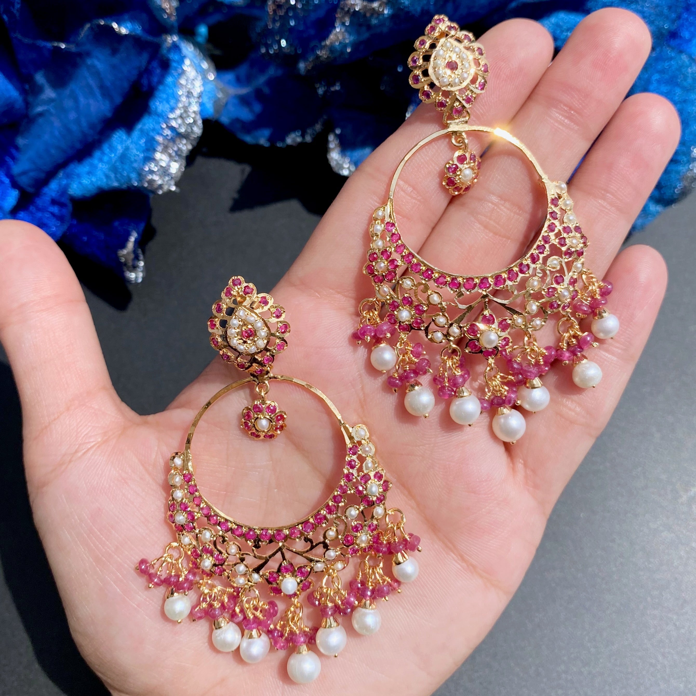 intricate chandbali earrings