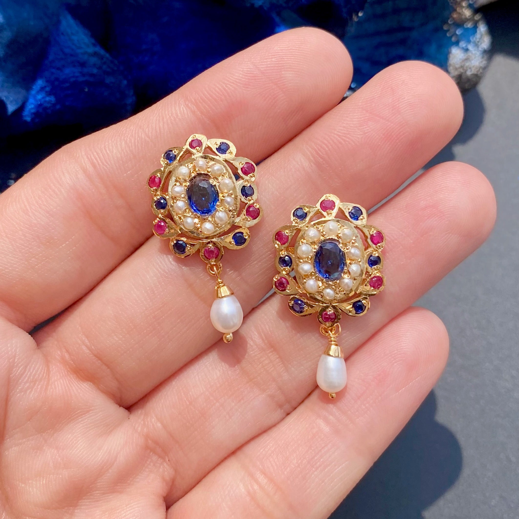 beautiful indian stud earrings