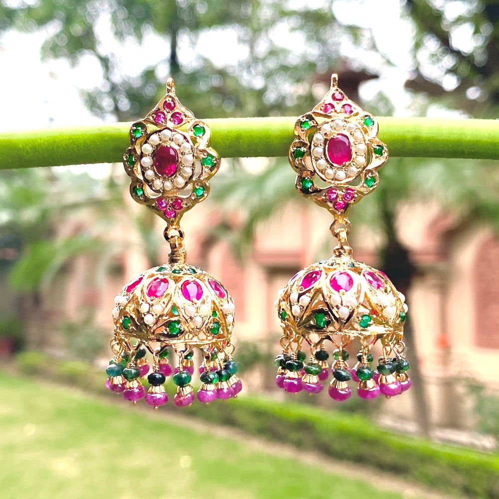 traditional indian jhumka