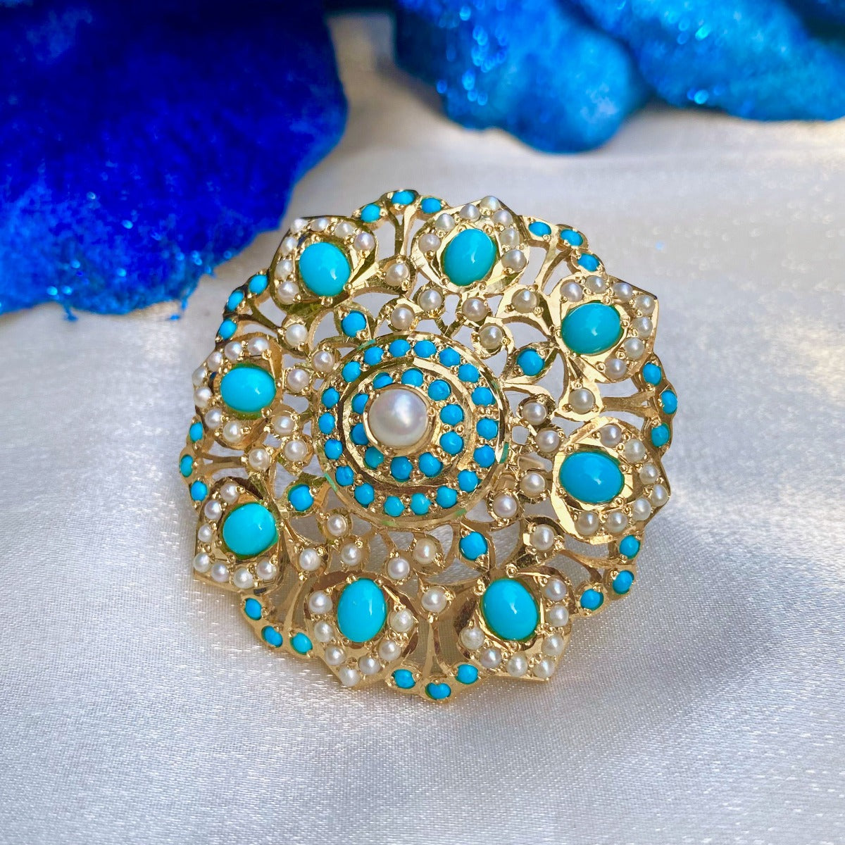 jadau cocktail ring feroza