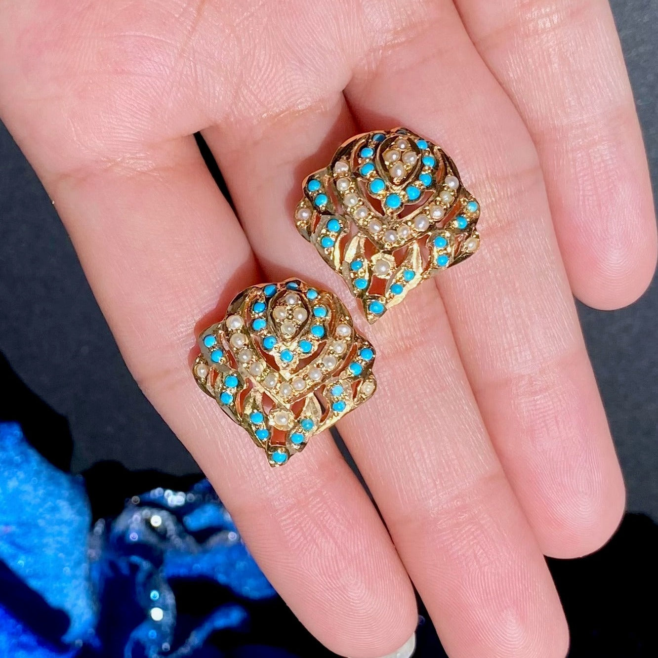 old world charm locket set