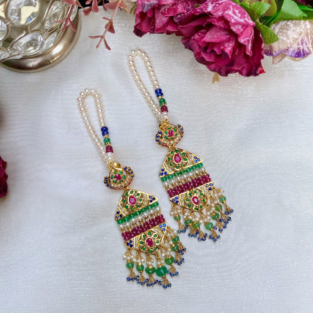 pakistani jhoomar earrings