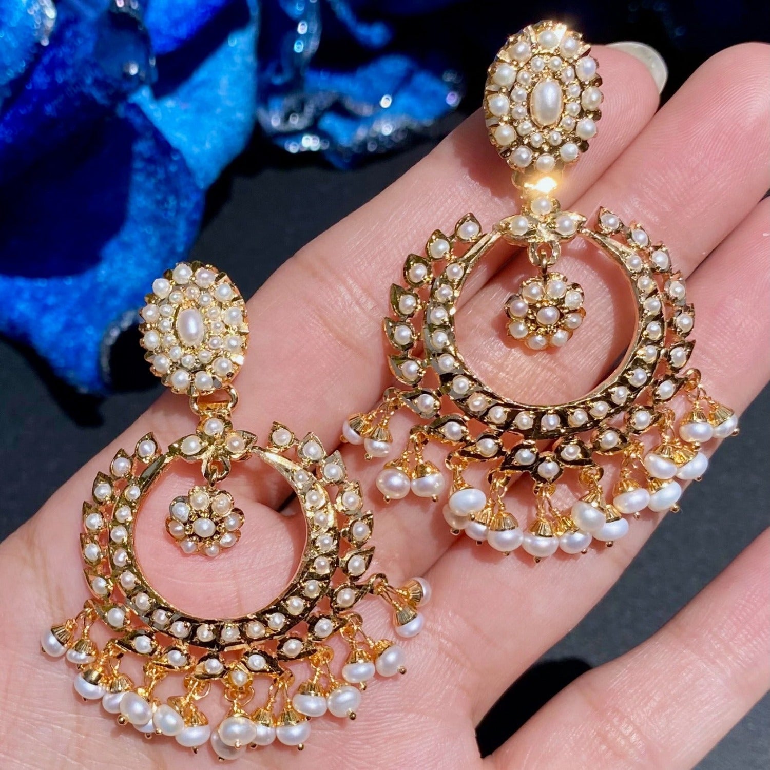 pearl earrings
