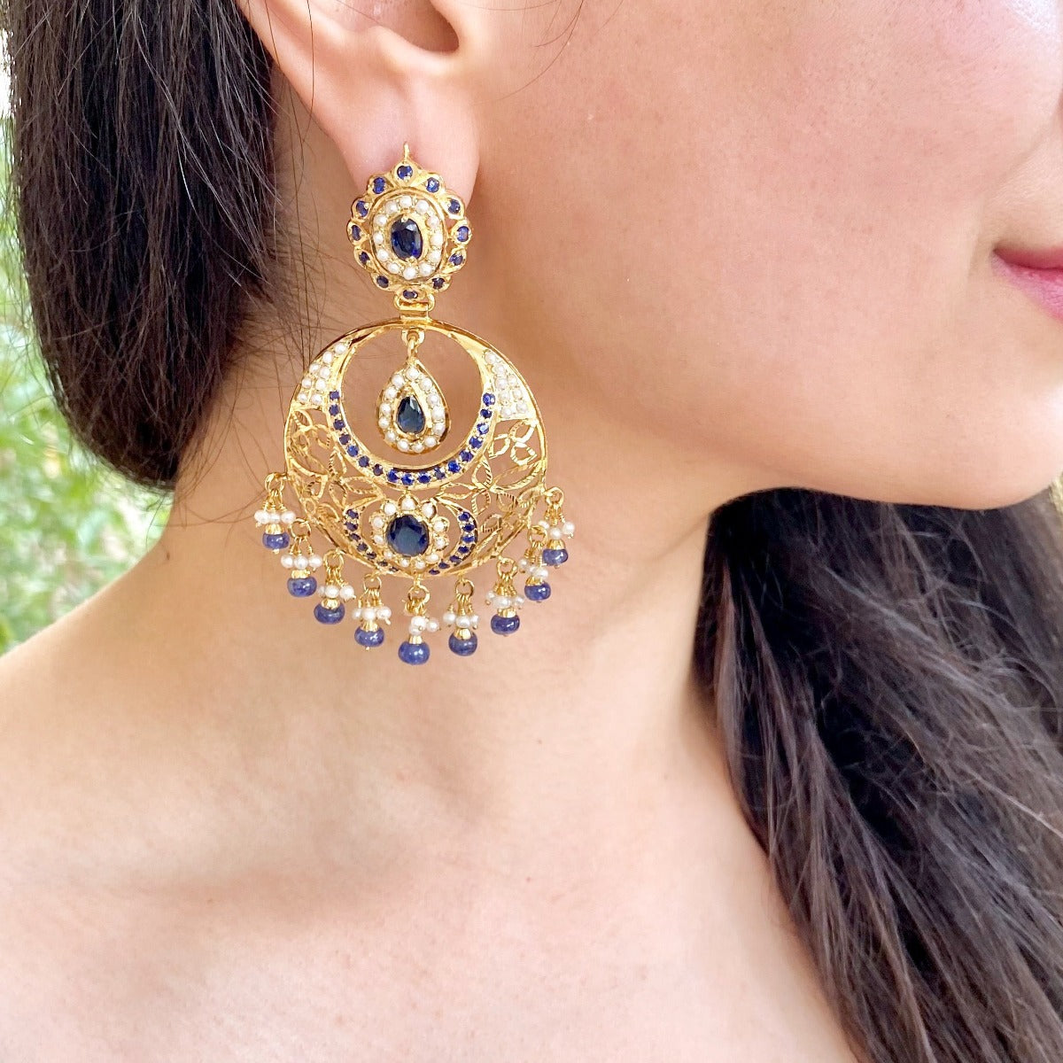 indian jadau chandbalis in california