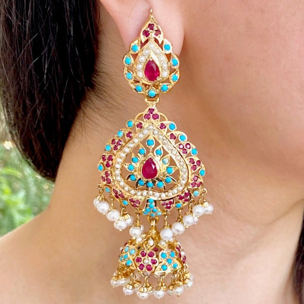 gold plated fashion earrings