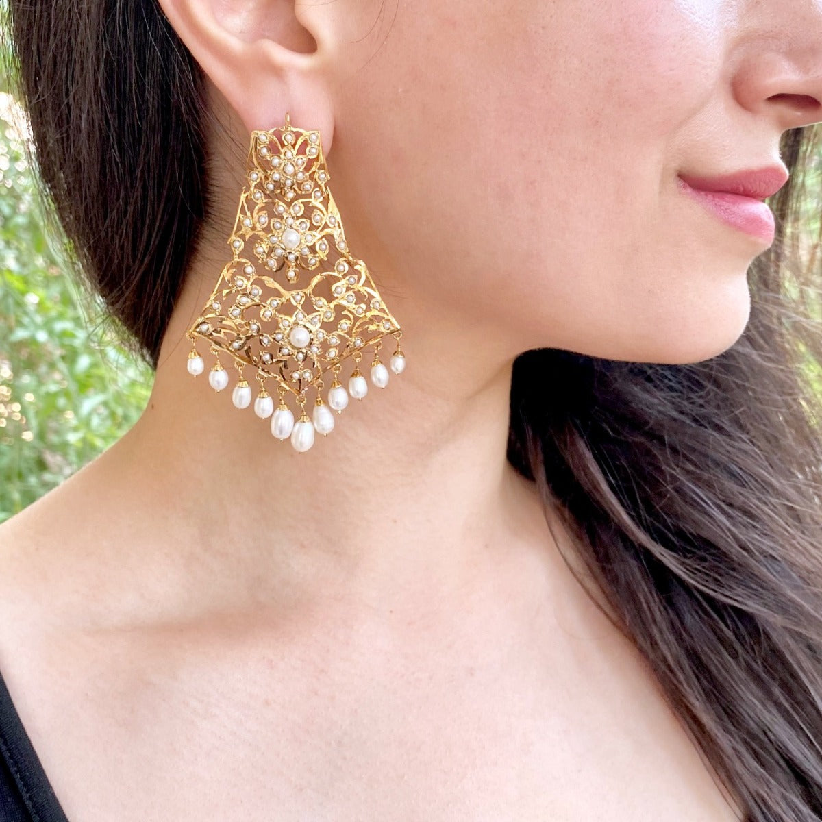 vintage earrings from india