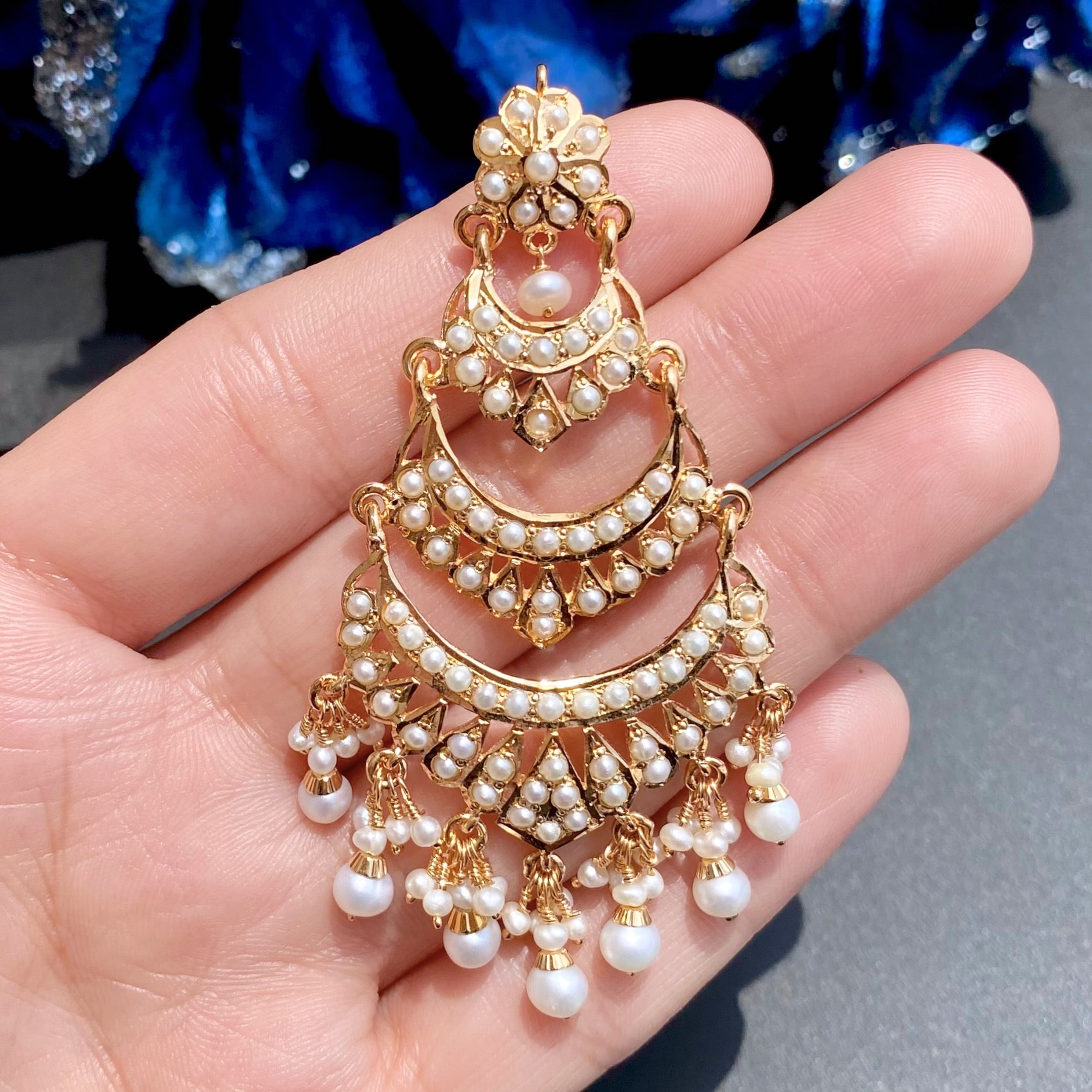 multi step pearl danglers