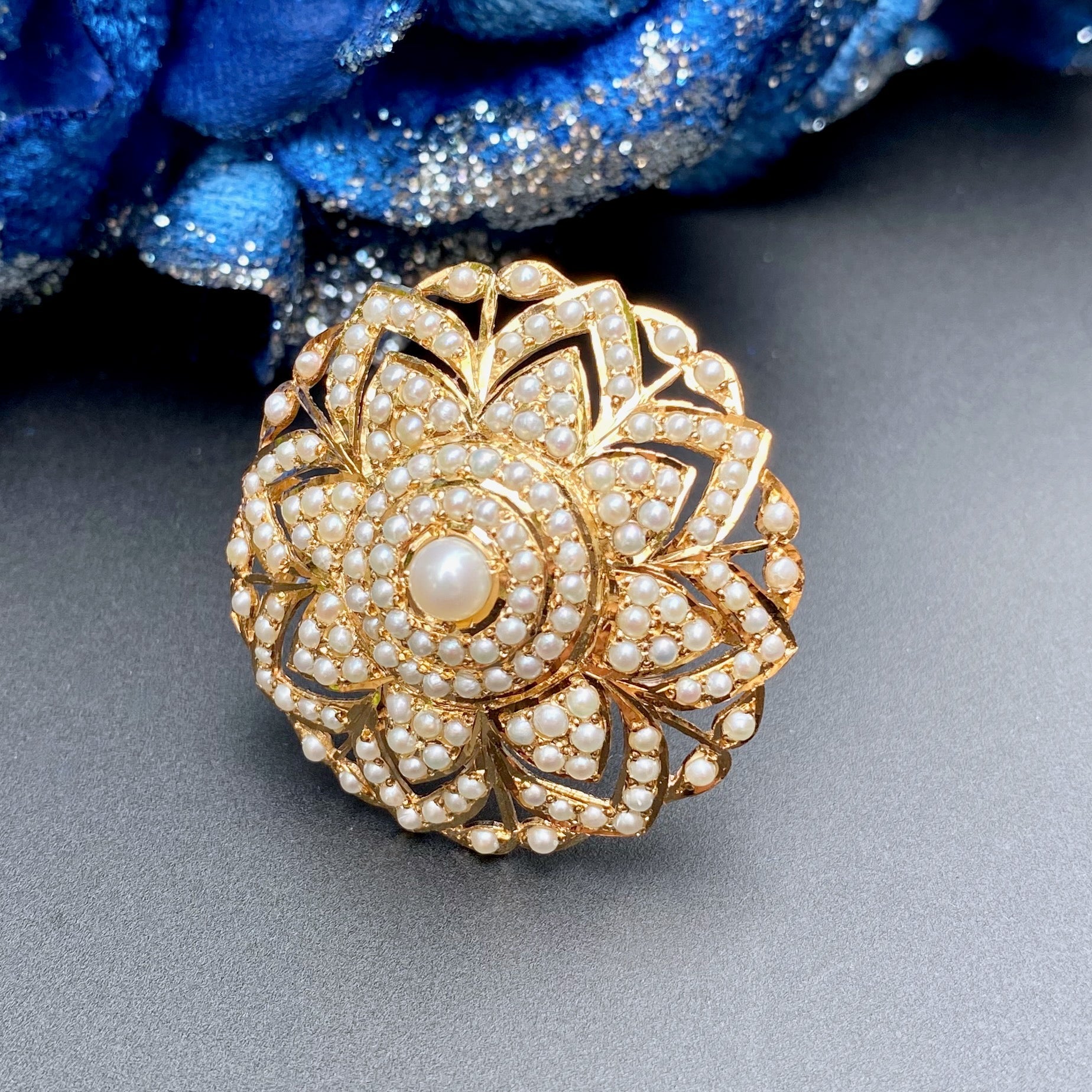 womens pearl ring
