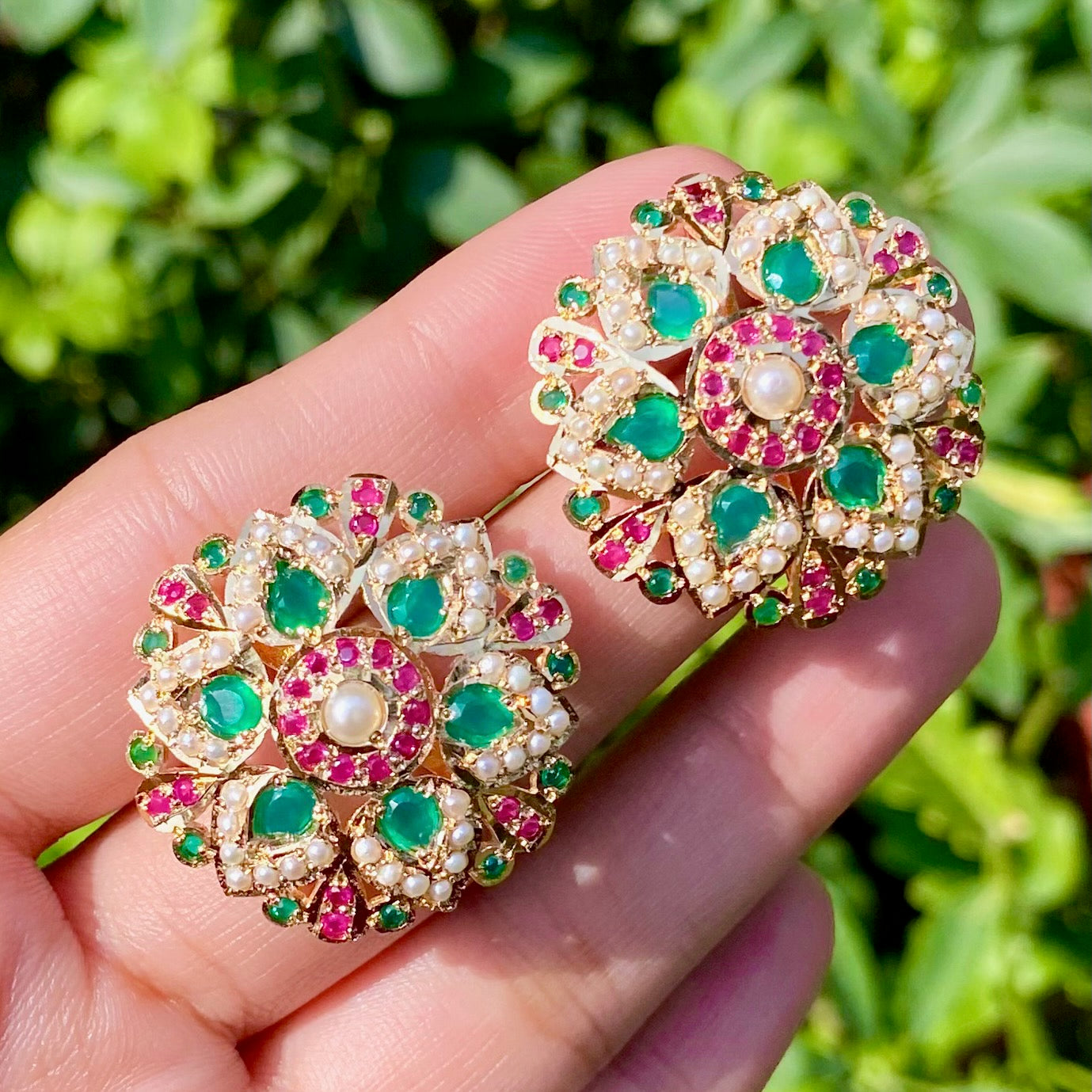 fashion indian stud earrings