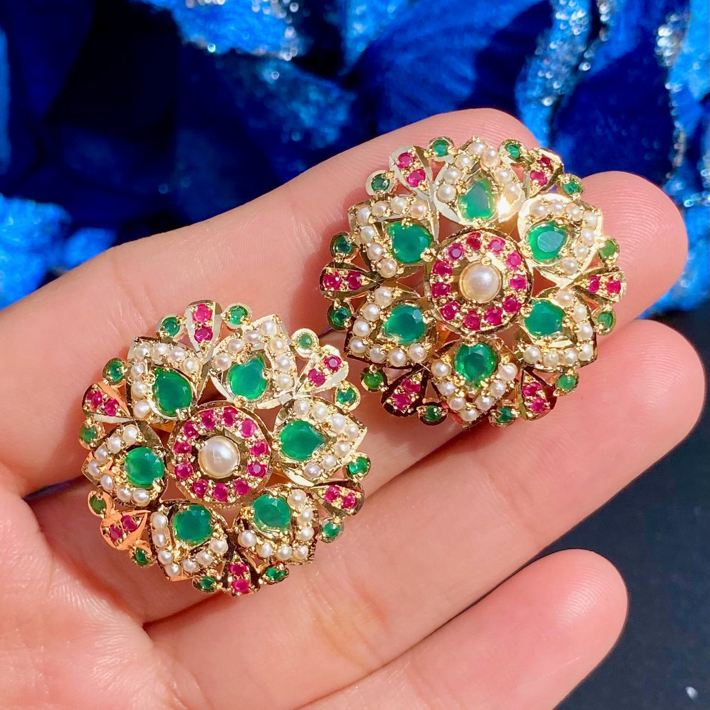 fashion indian stud earrings