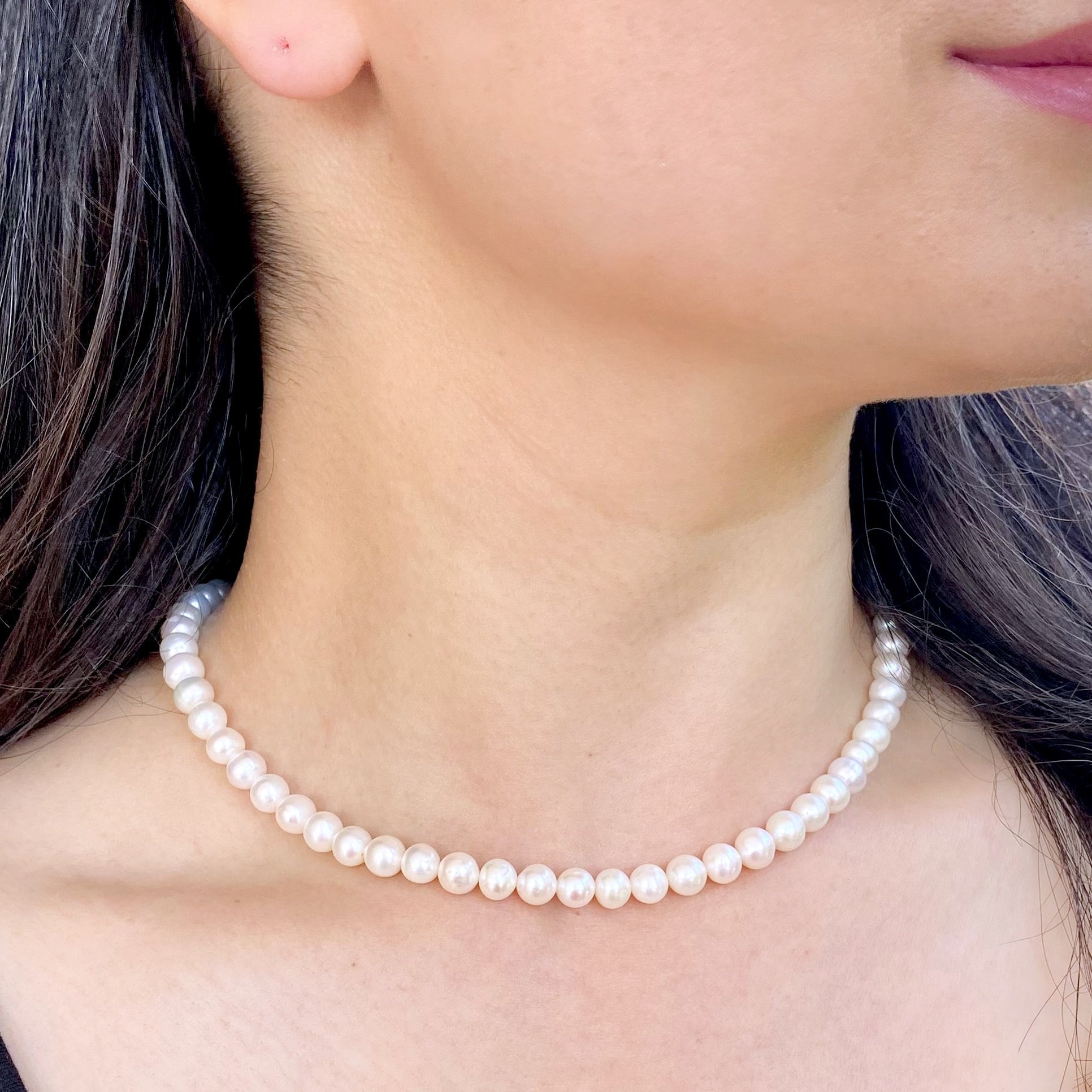 single line pearl string 7mm pn 04