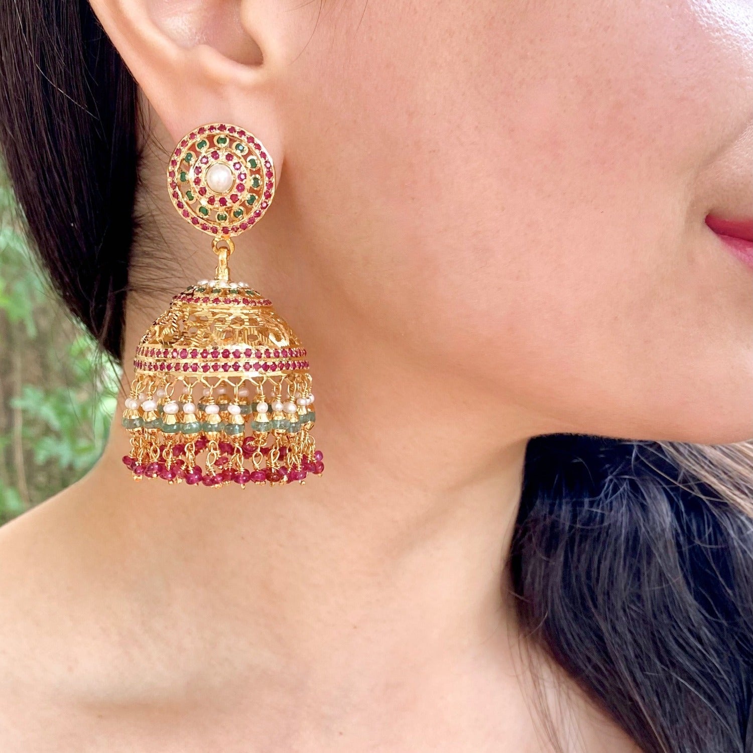 indian jhumka for women