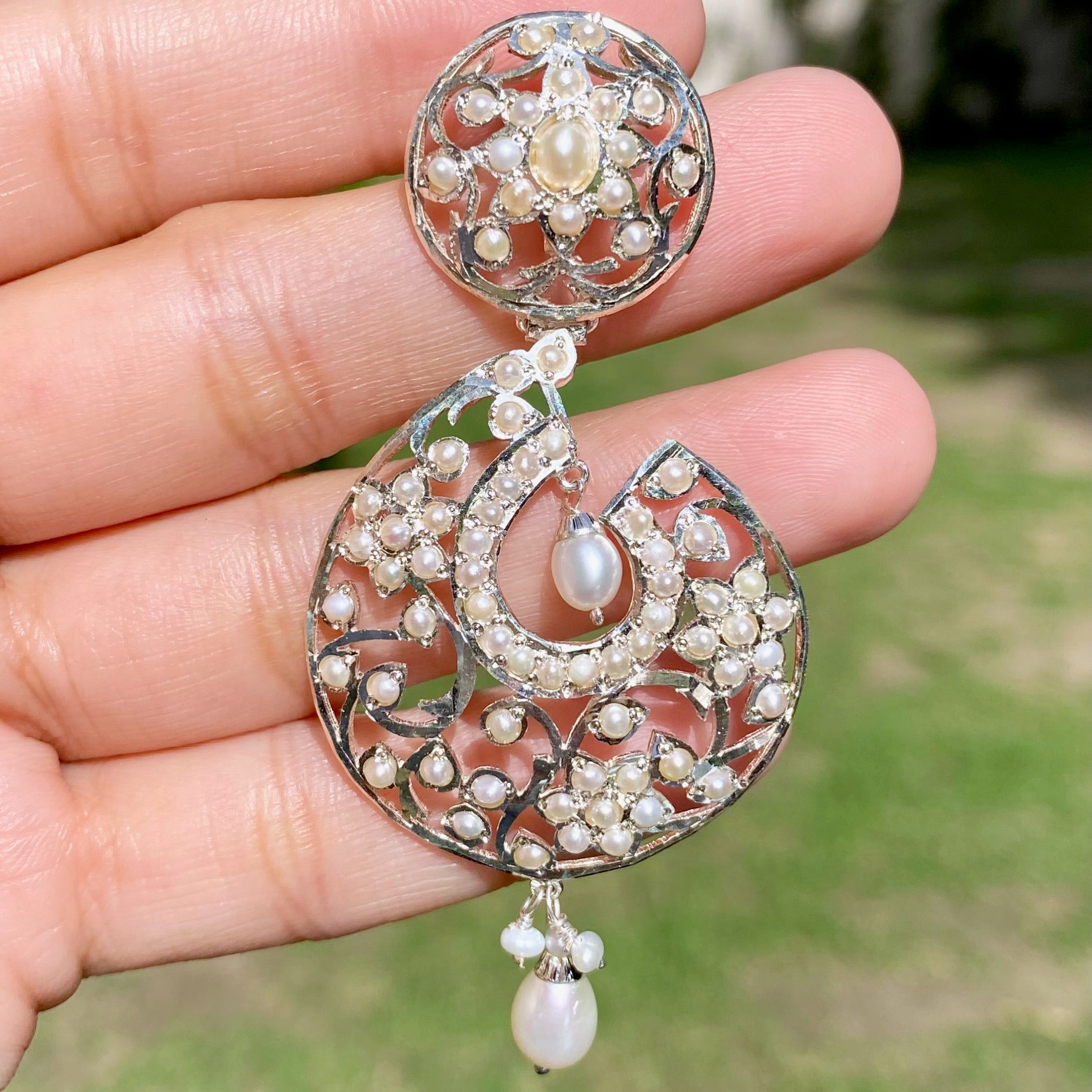 bohemian sterling silver earrings