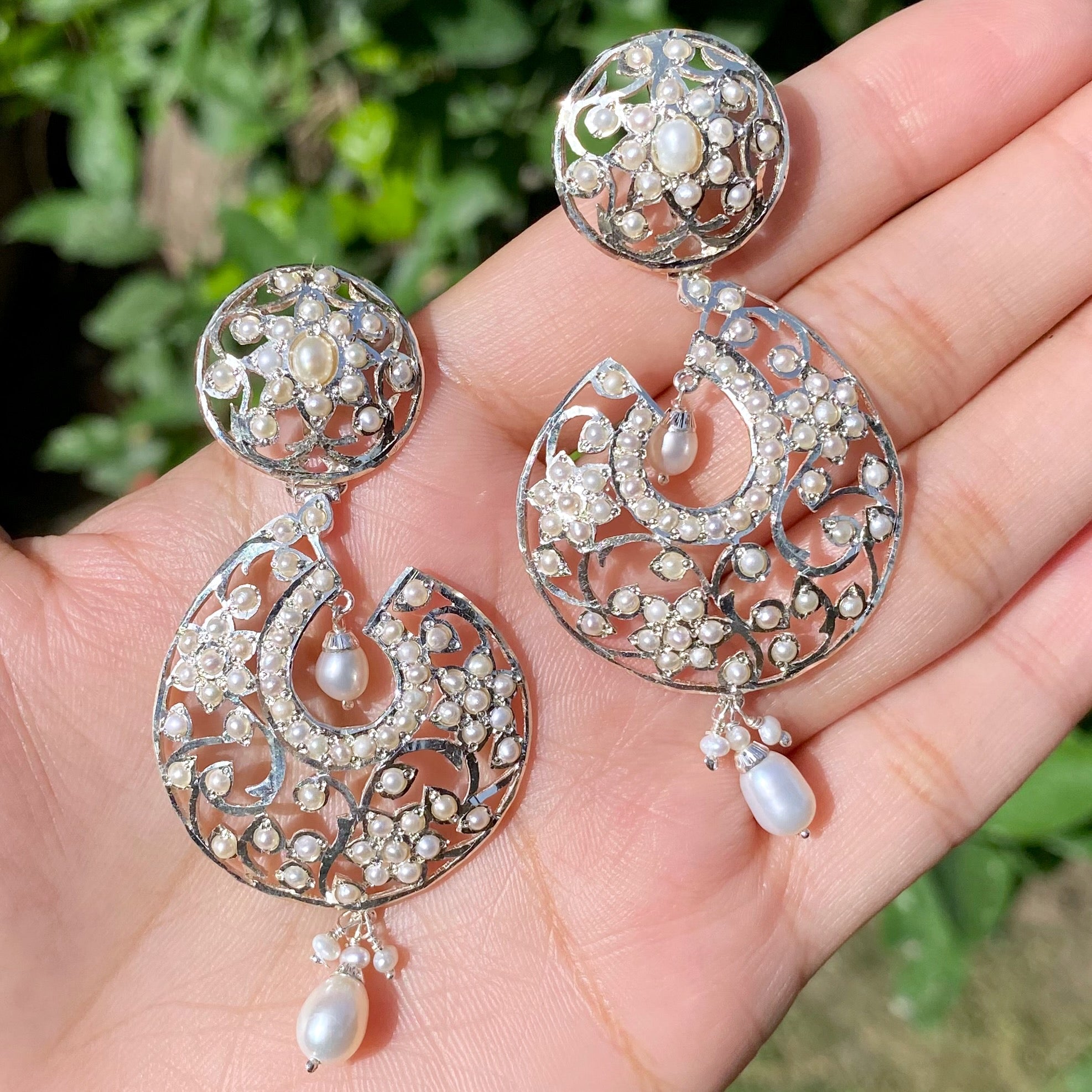 bohemian sterling silver earrings