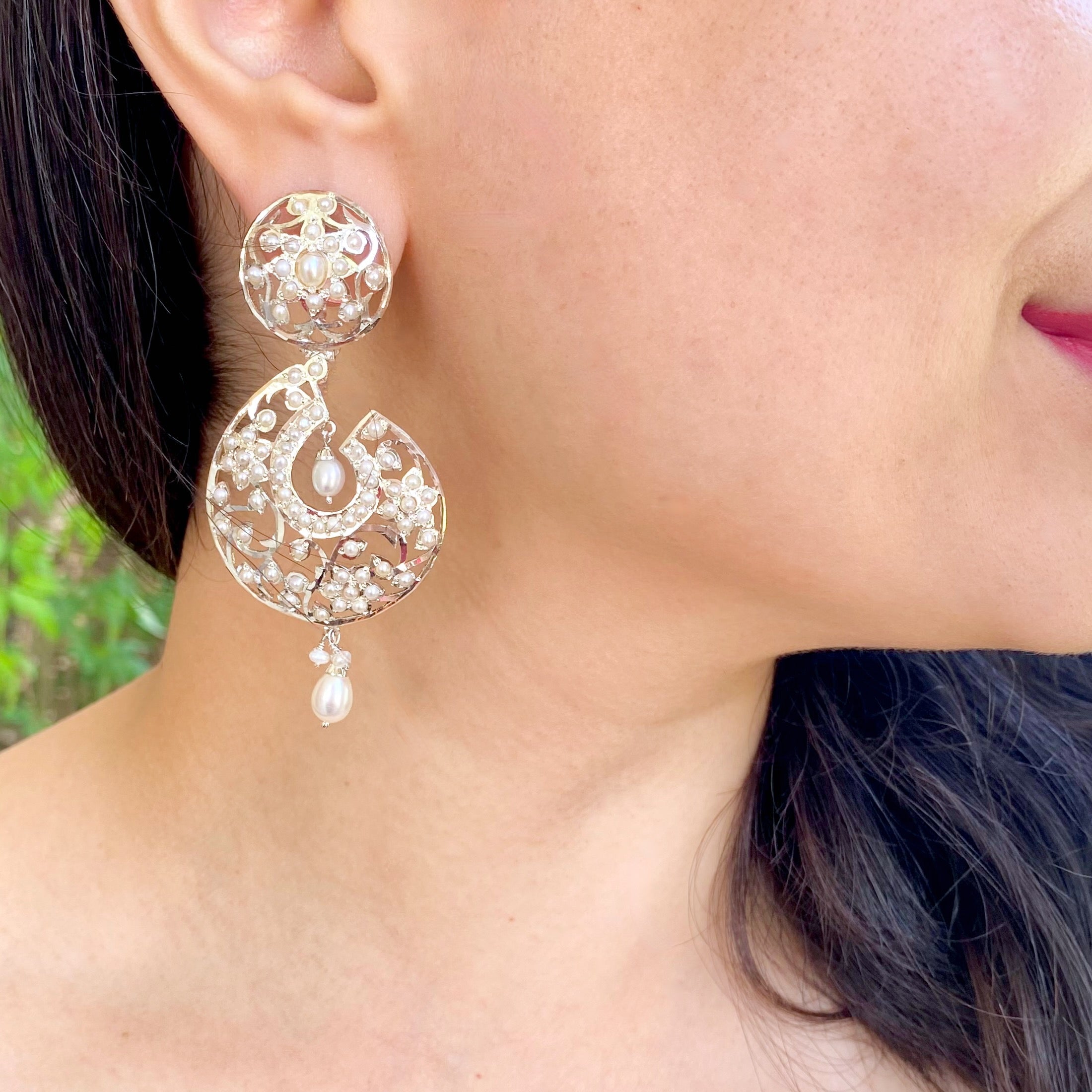 bohemian sterling silver earrings