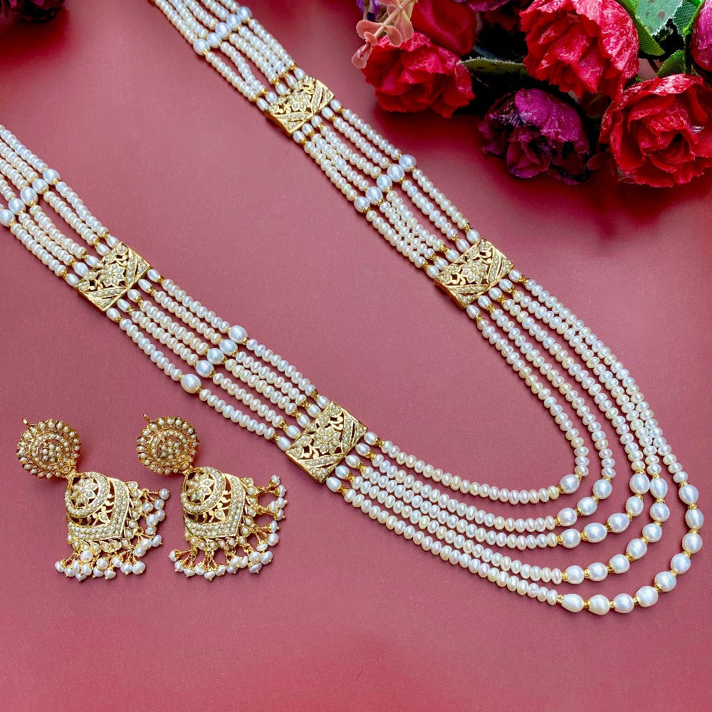 pakistani pearls rani haar set