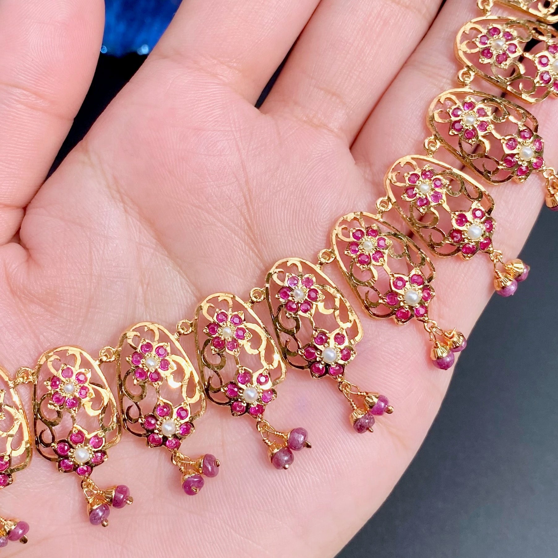 Contemporary Edwardian Styled | Necklace Set | Gold Plated | Sterling Silver