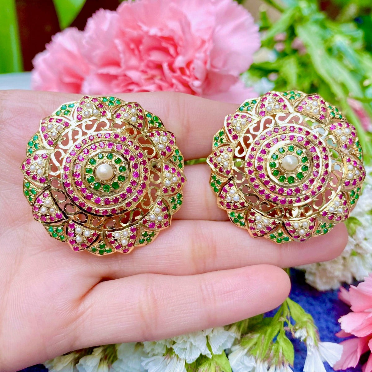 punjabi fashion stud earrings