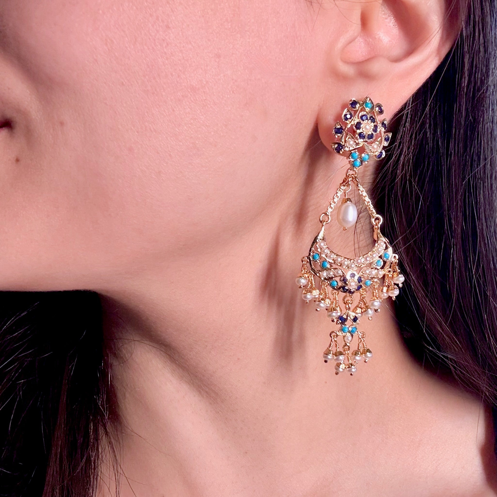 Cute Earrings for Girls | Gold Plated on Silver Base ER 632