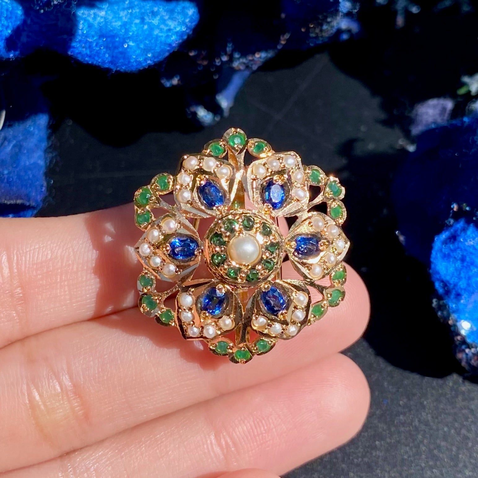 pakistani studs gold plated silver