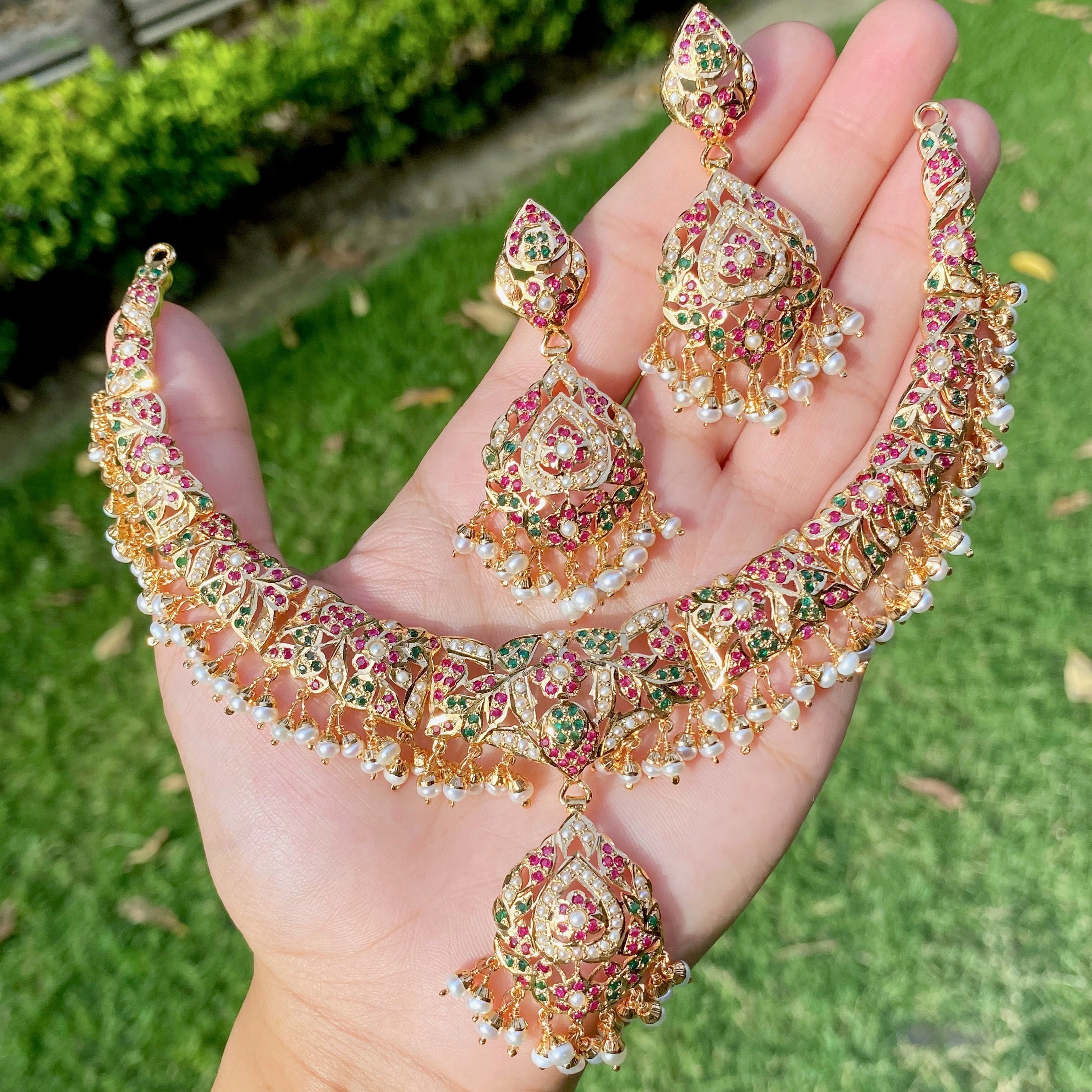 bareek jadau set