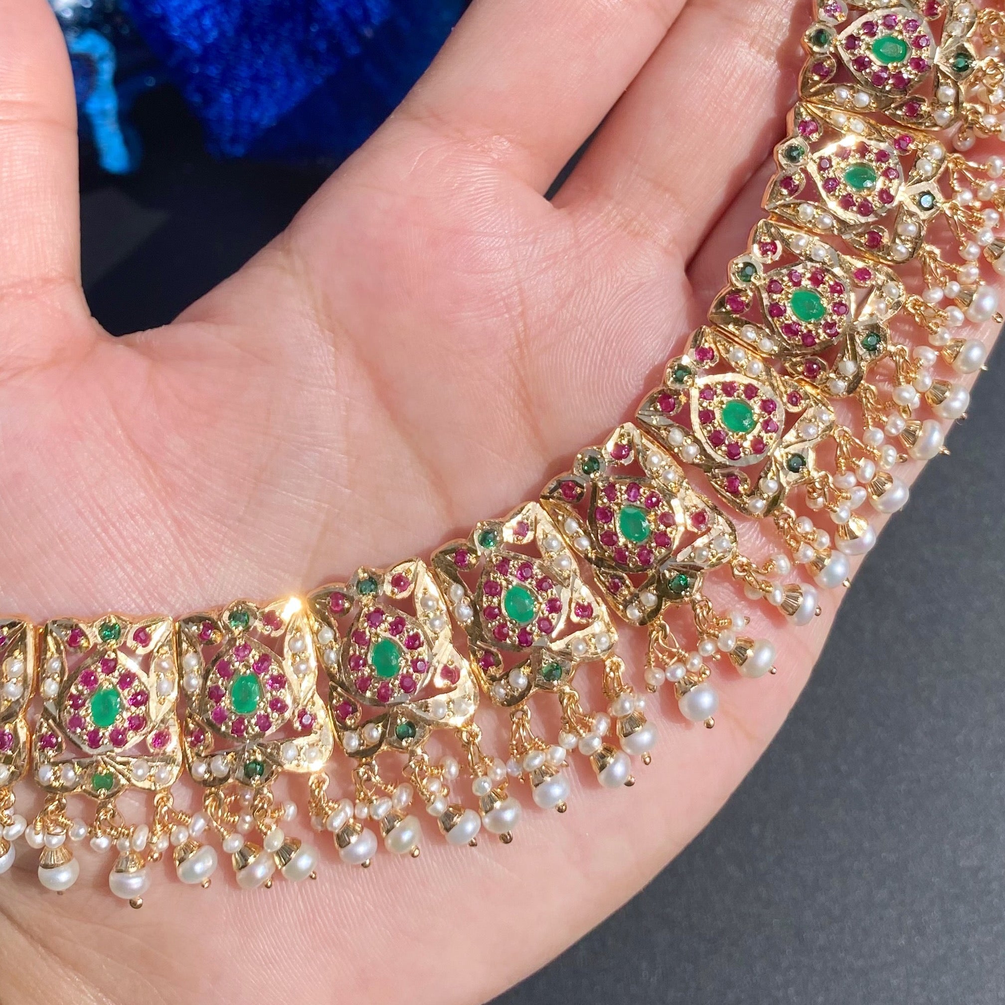 rajasthani jadau necklace set