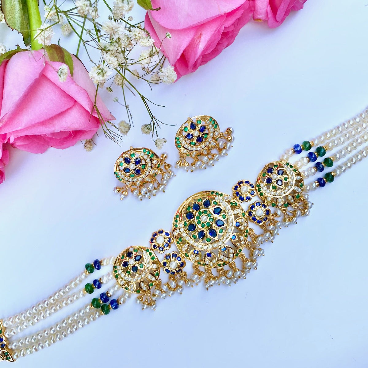 Indian jadau set online