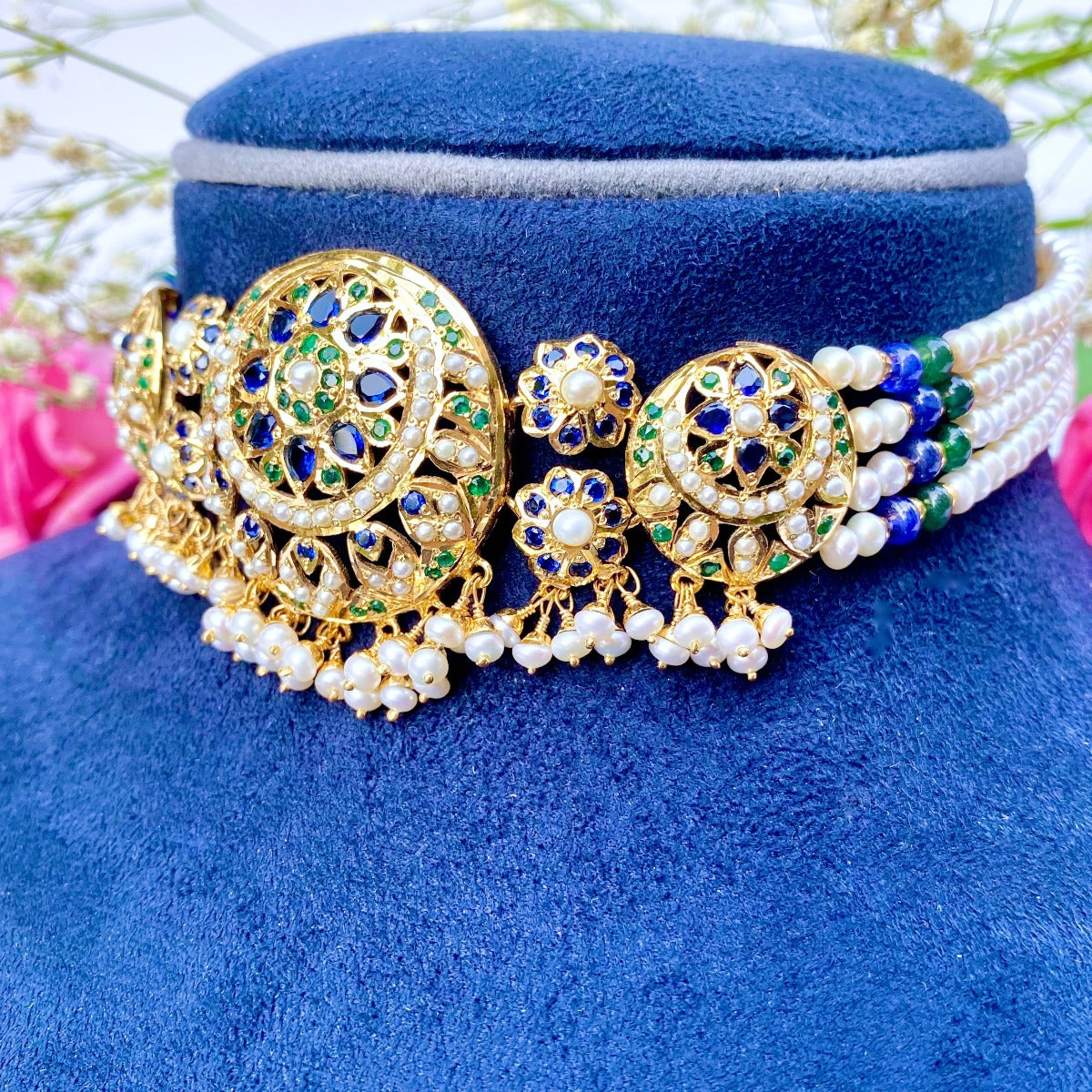 jadau choker from Hyderabadi