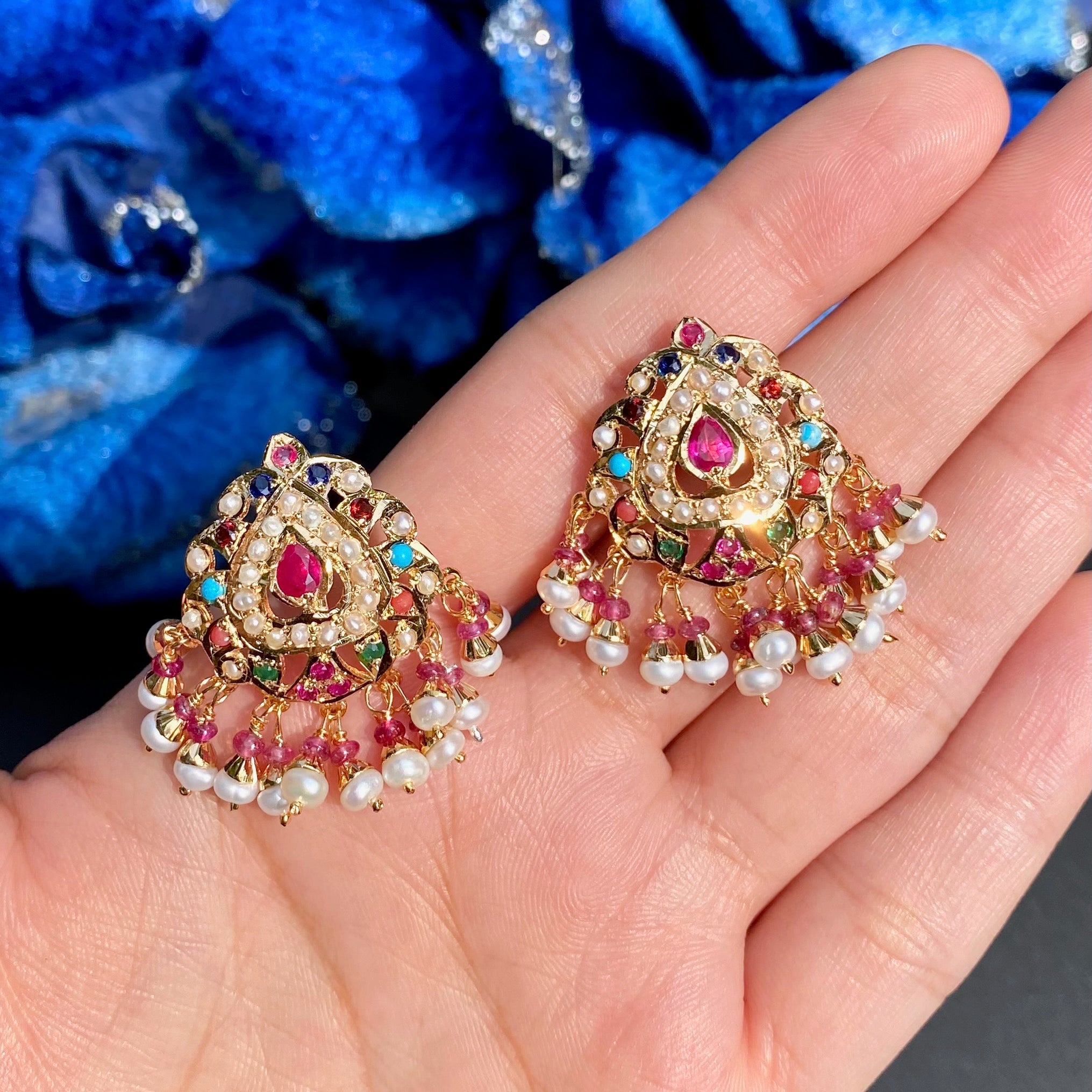 navaratna necklace set in ny