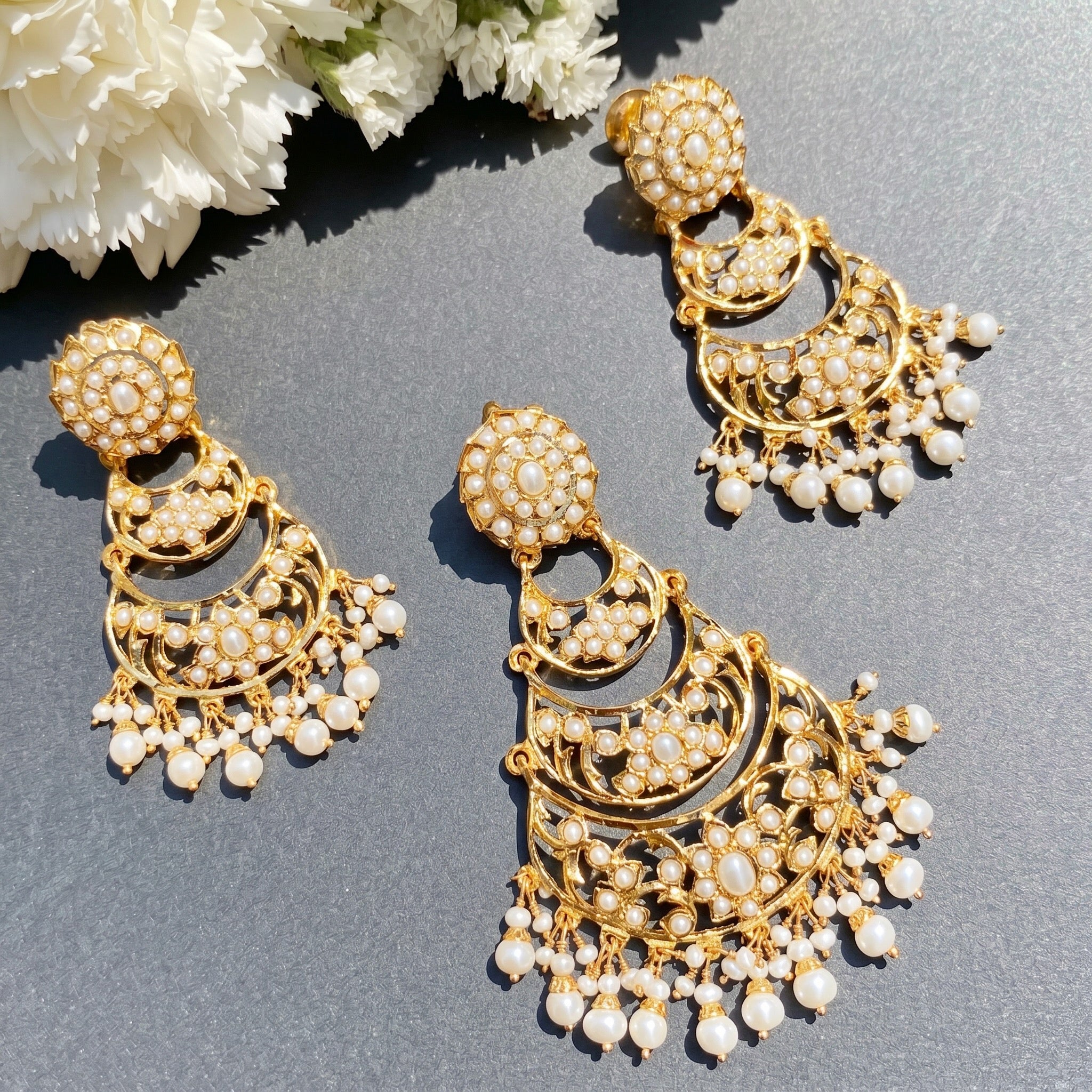 buy gold plated pearl jewelry in usa