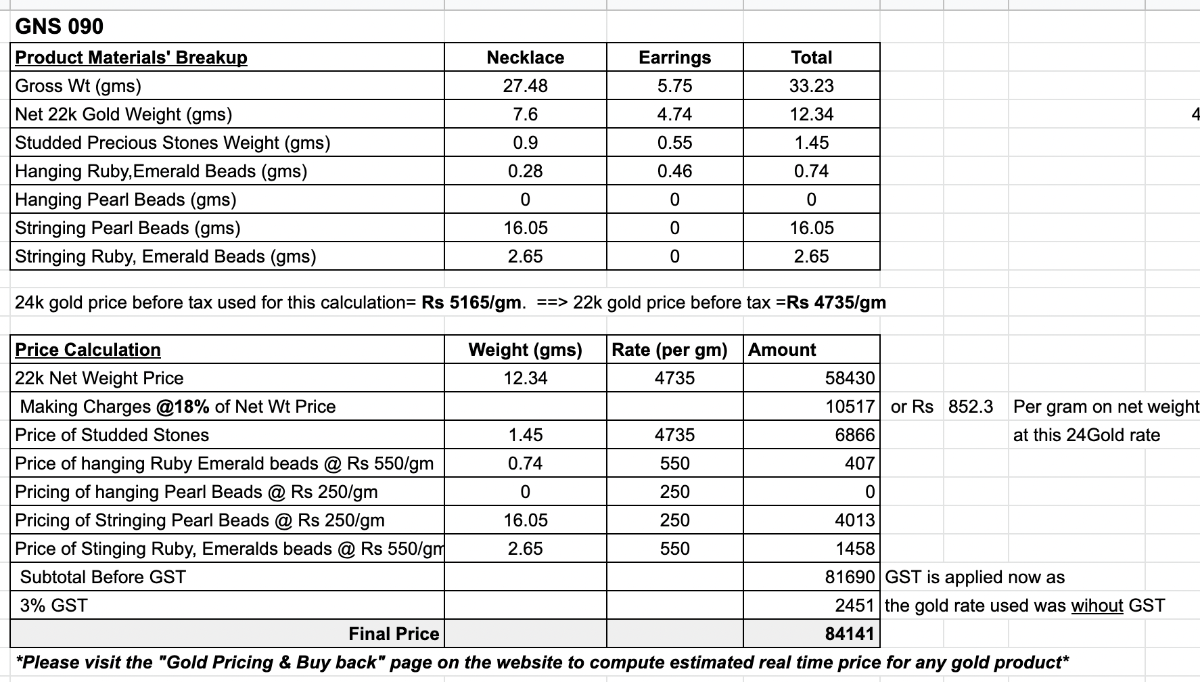 light weight gold choker indian