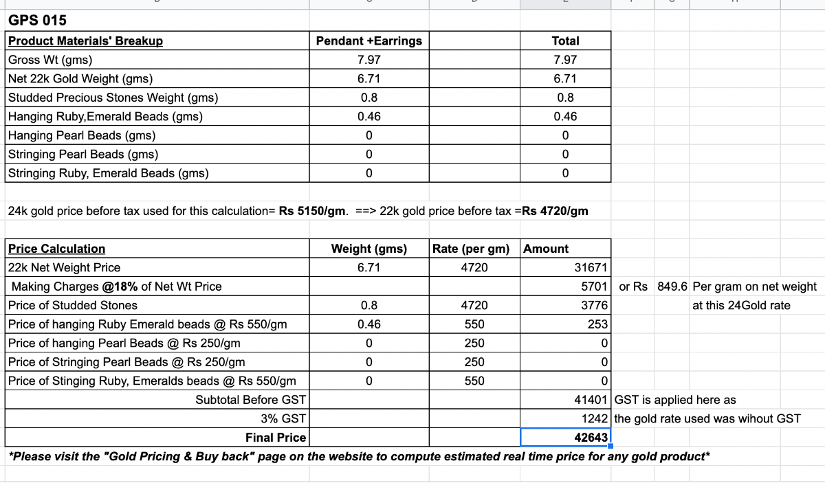 womens gold pendant set indian