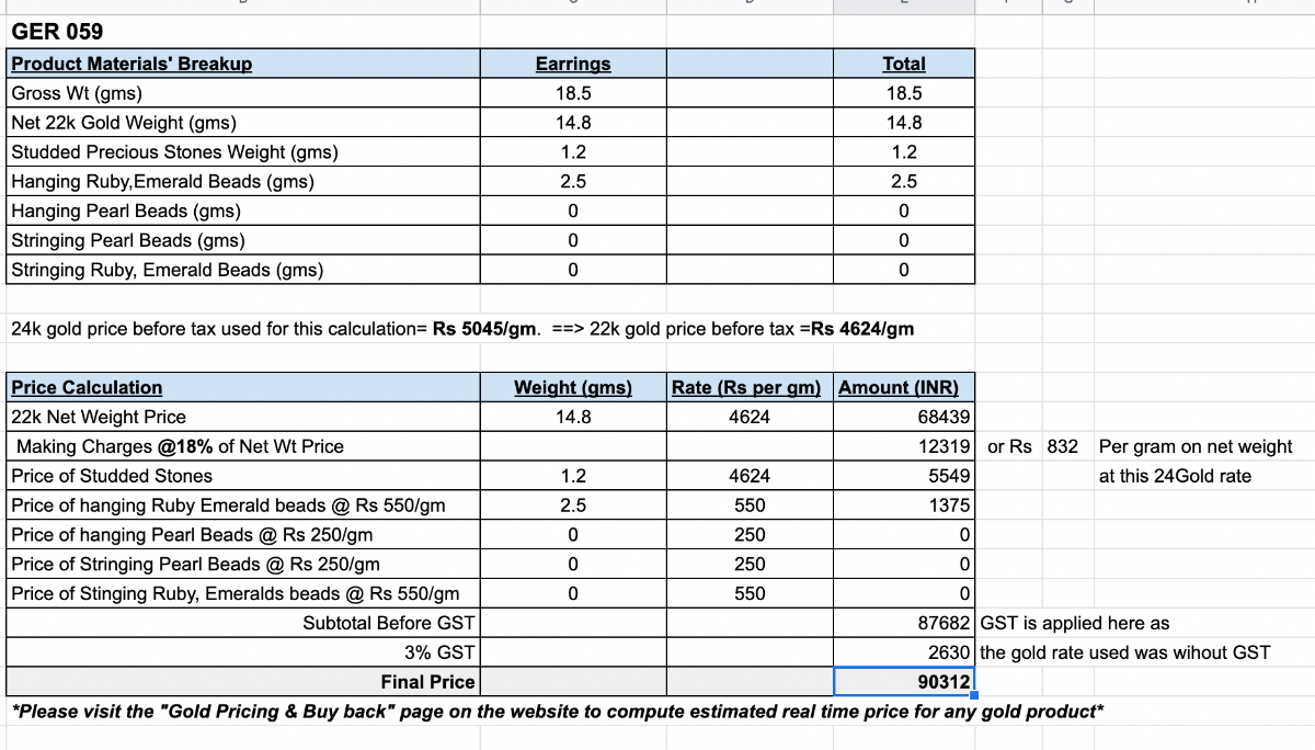jadau chandbali gold