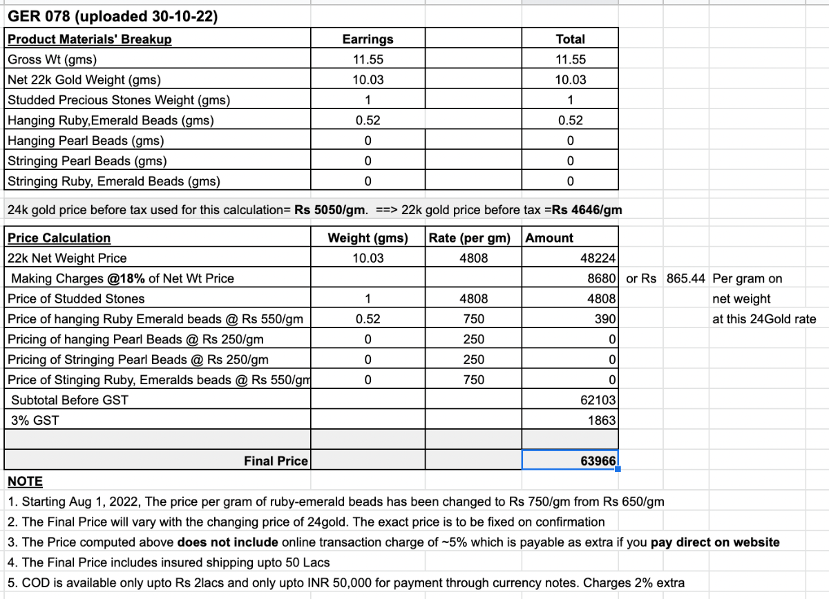 dainty light weight jadau gold chandbali