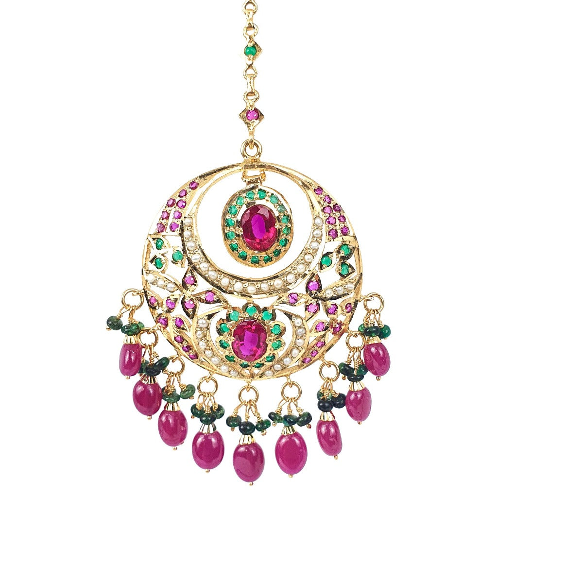 gold tikka for wedding