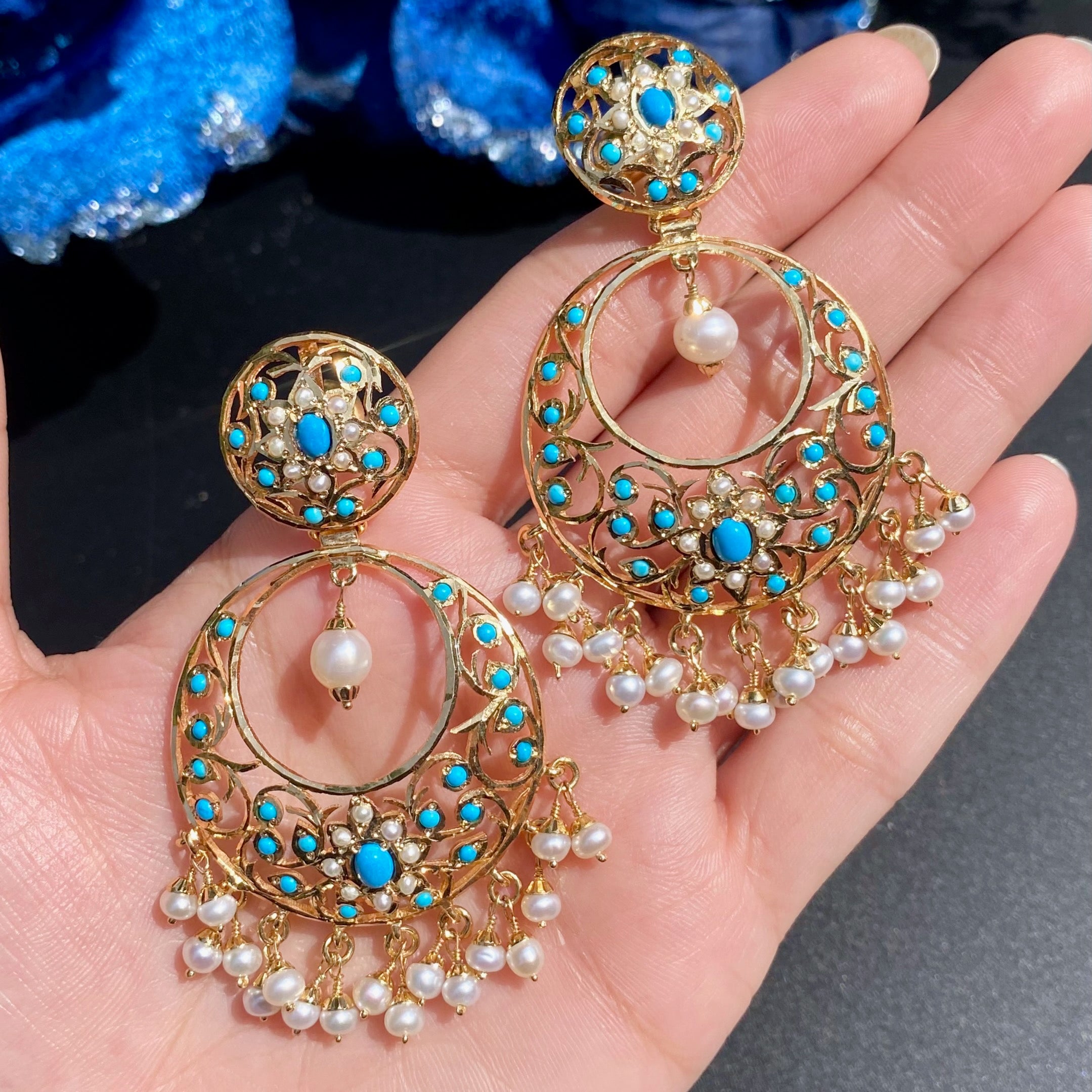 turquoise earrings