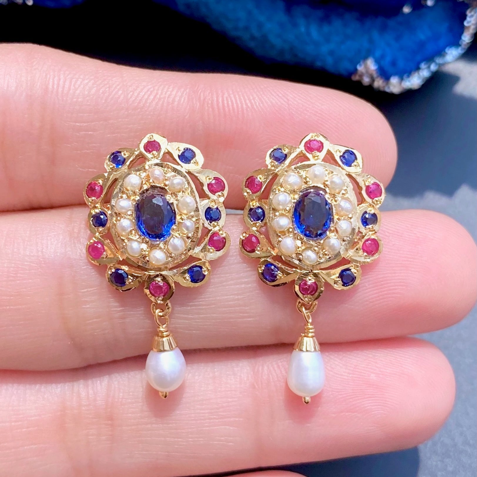 beautiful indian stud earrings
