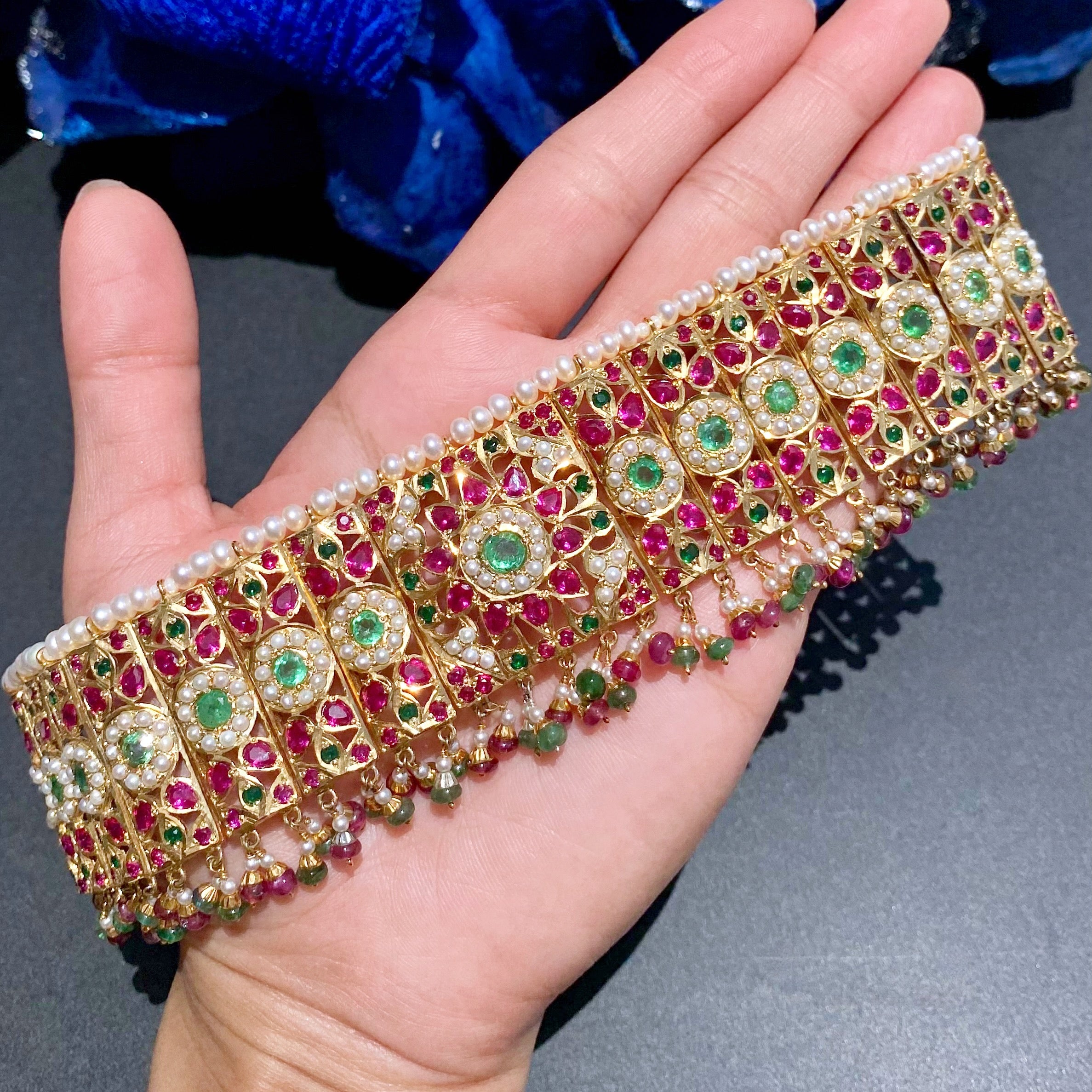 bridal wear pakistani choker set