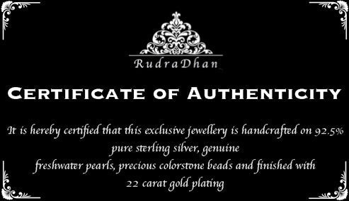 Traditional Punjabi Pearl Dasti on 925 Silver with Gold Plating | Authentic Freshwater Pearls BG 137