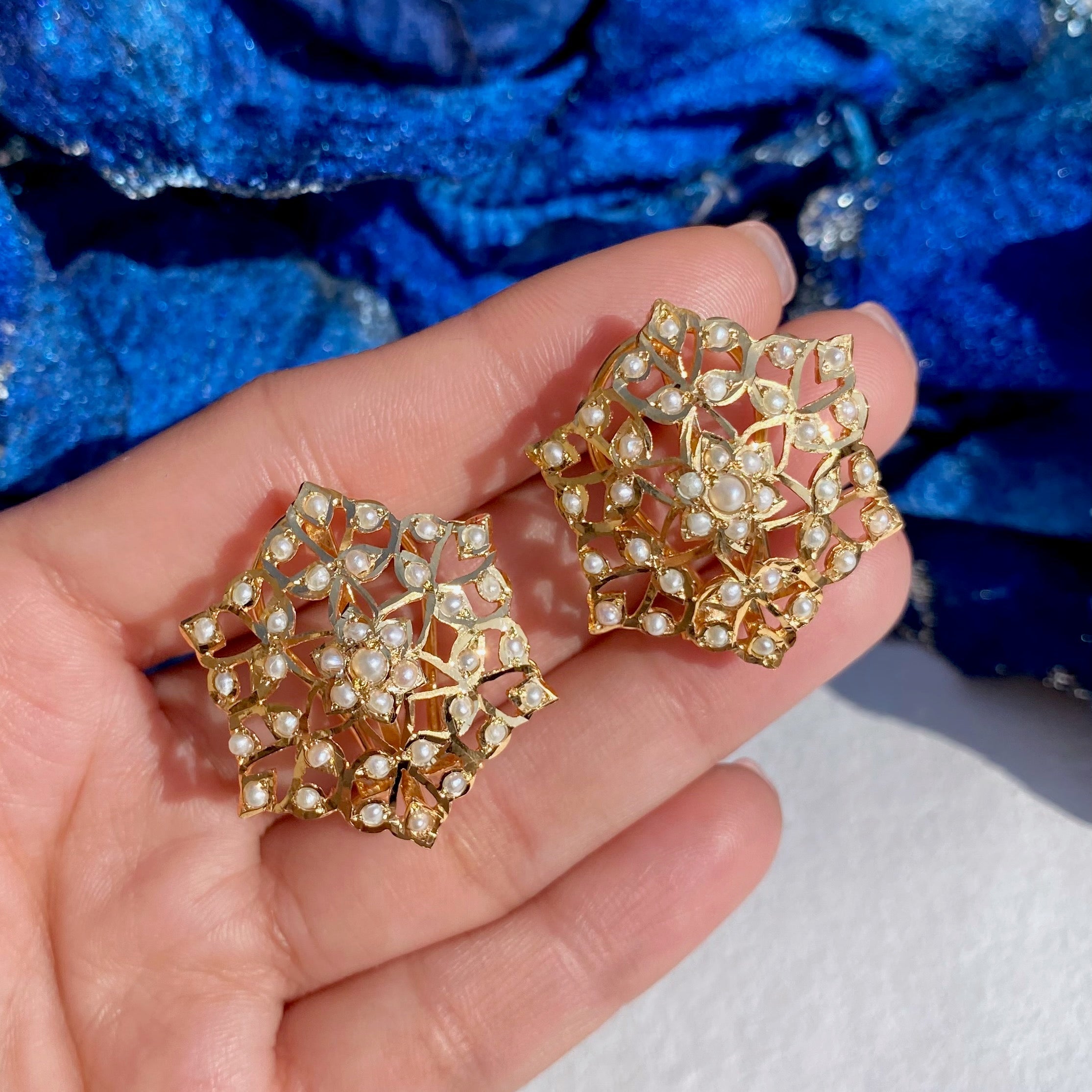 contemporary stud earrings