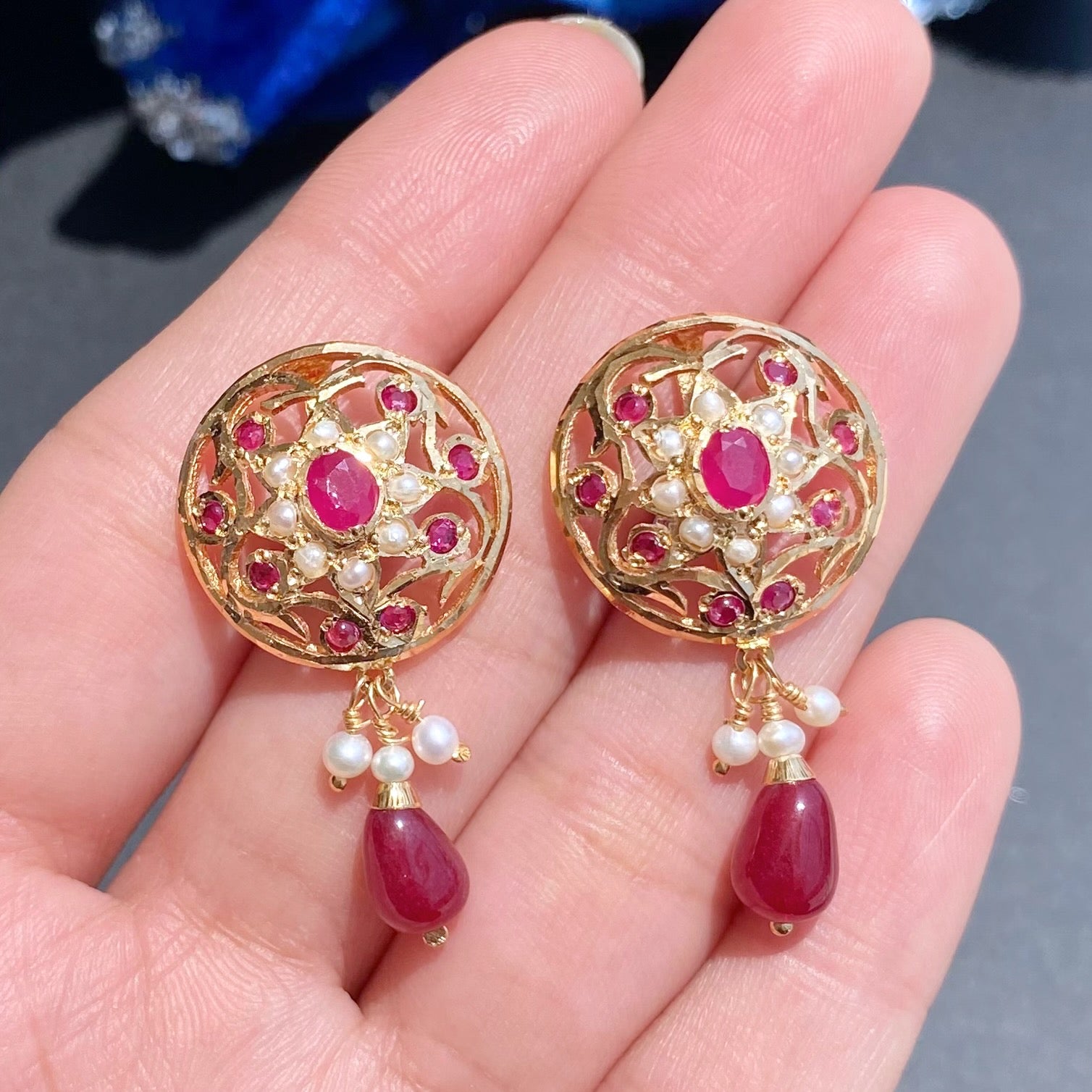 indian necklace set vintage design