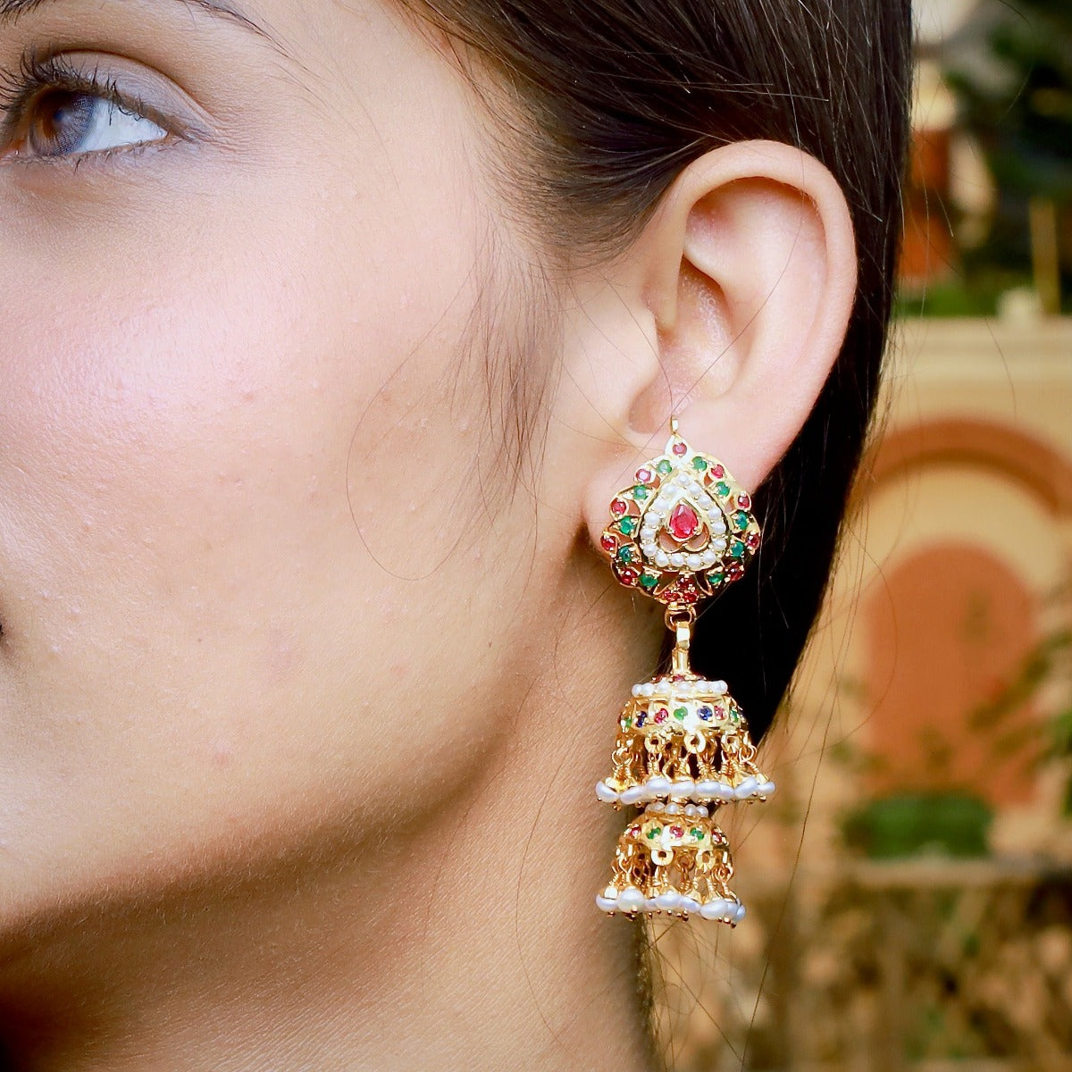 small double jhumka